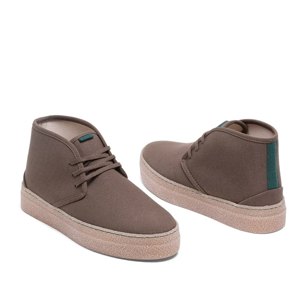 Vegan bootie khaki VAN002 - Image 2