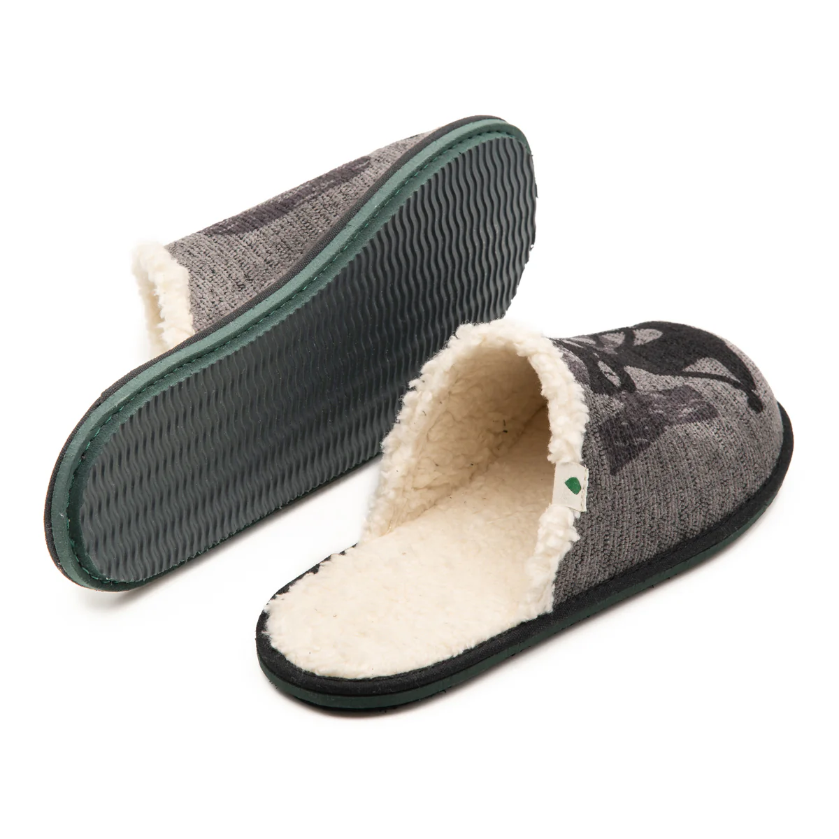 Vegan home slipper GRAY CAT SAW012 - Image 2