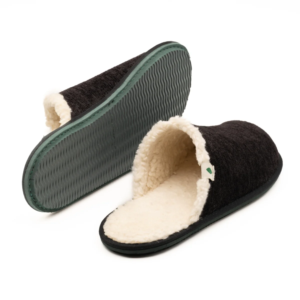Vegan home slipper black SAW006 - Image 3