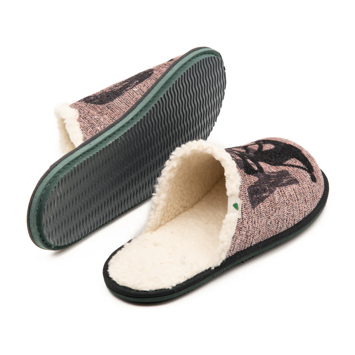 Vegan home slipper PINK CAT SAW014 - Image 2