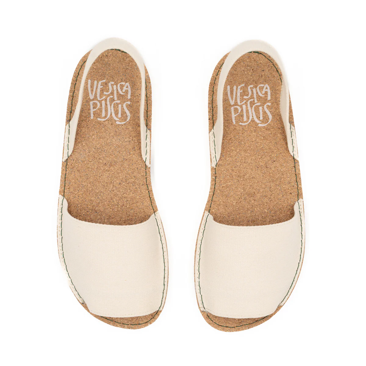 Vegan sandal beige WOO006 - Image 2