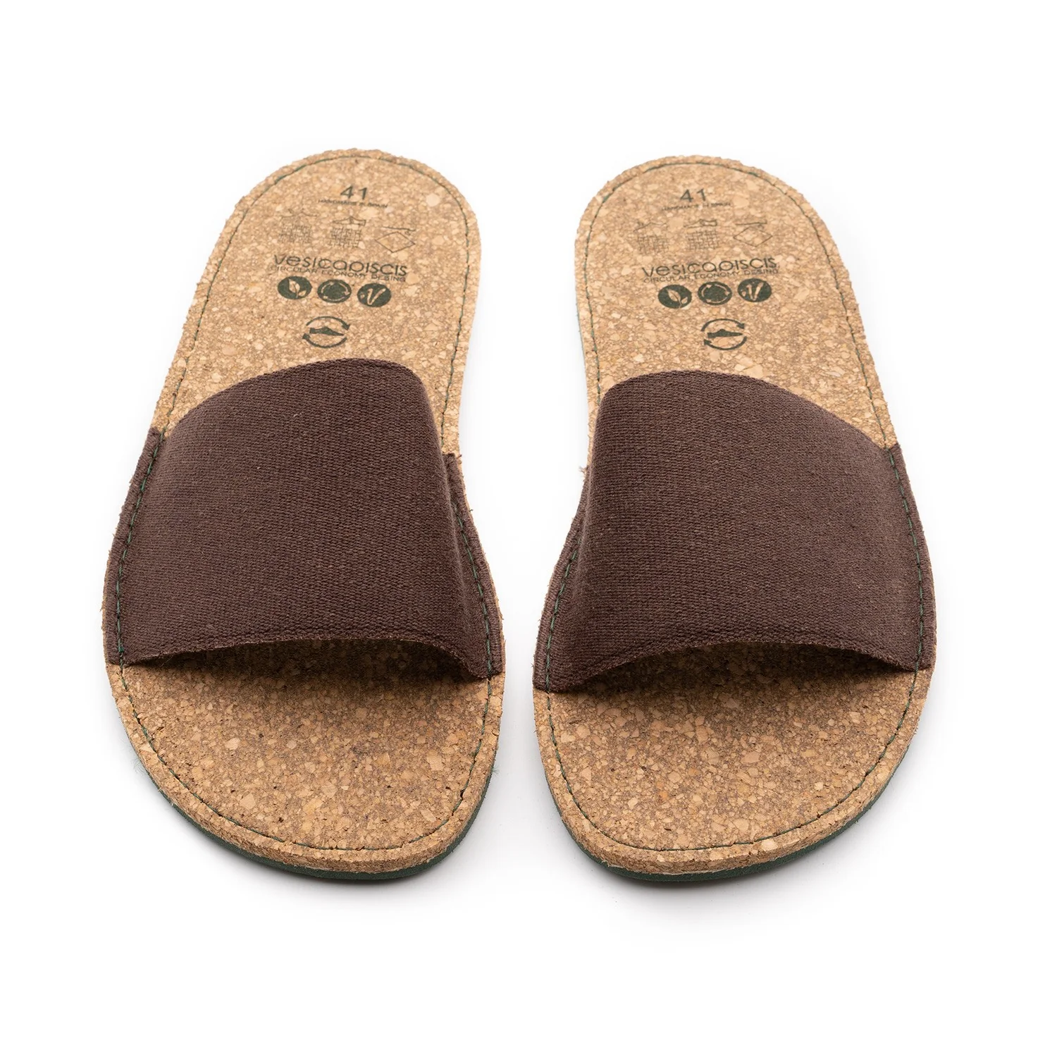 Vegan sandal brown GAN006 - Image 2