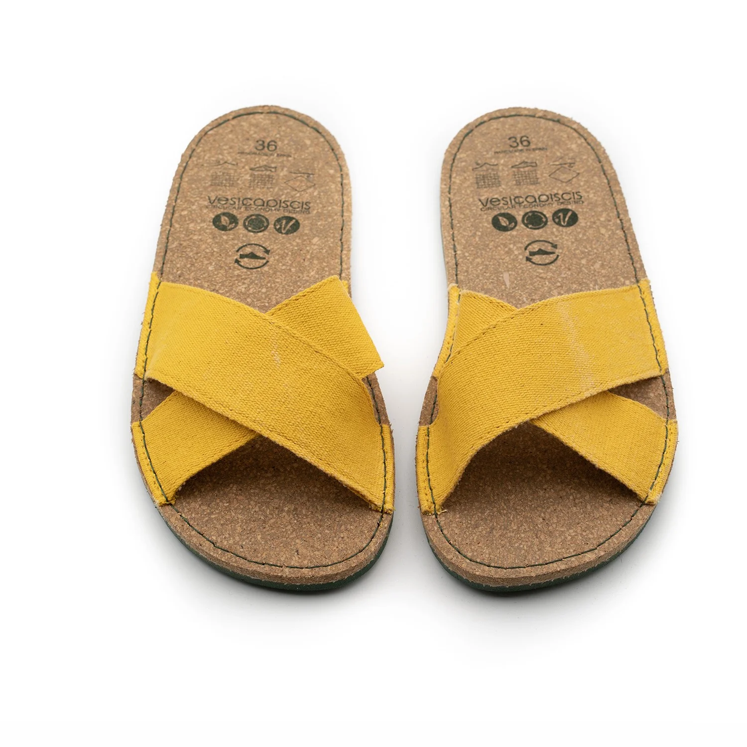 Vegan sandal lemon SRI010 - Image 2