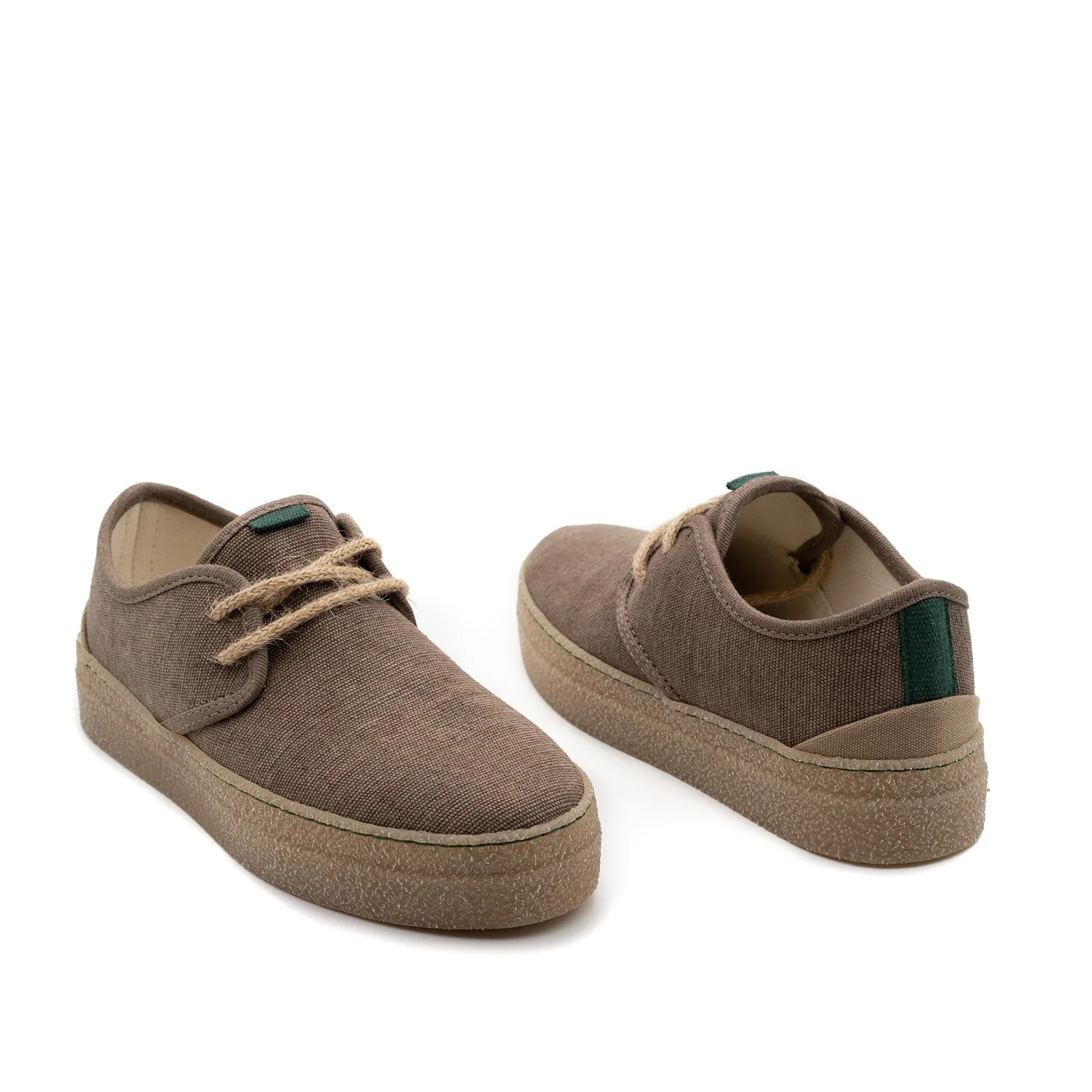Vegan shoe brown GOO004 - Image 2