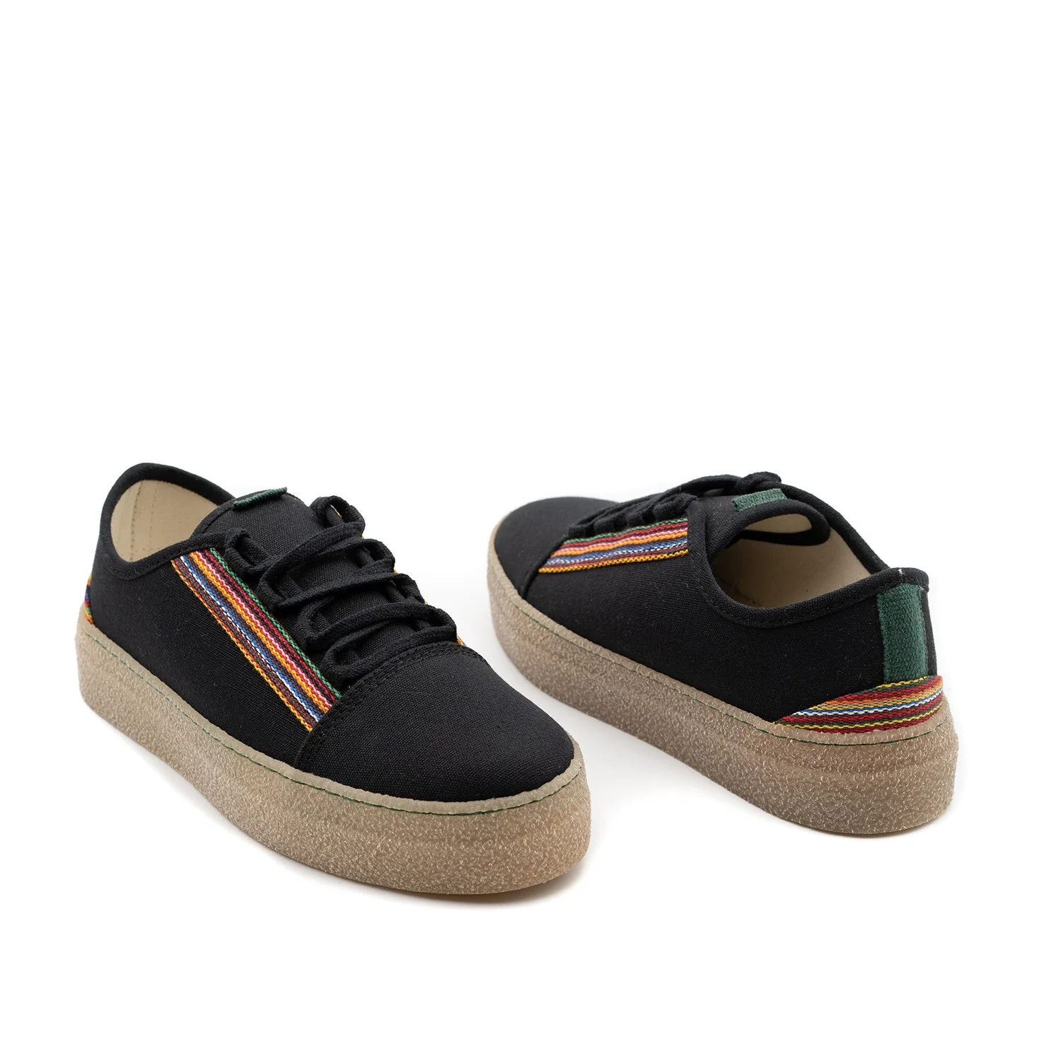 Vegan shoe black shanti CAR002 - Image 2