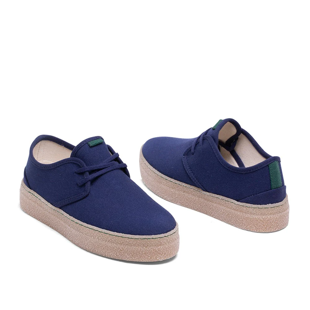 Vegan shoe marine GOO011 - Image 3