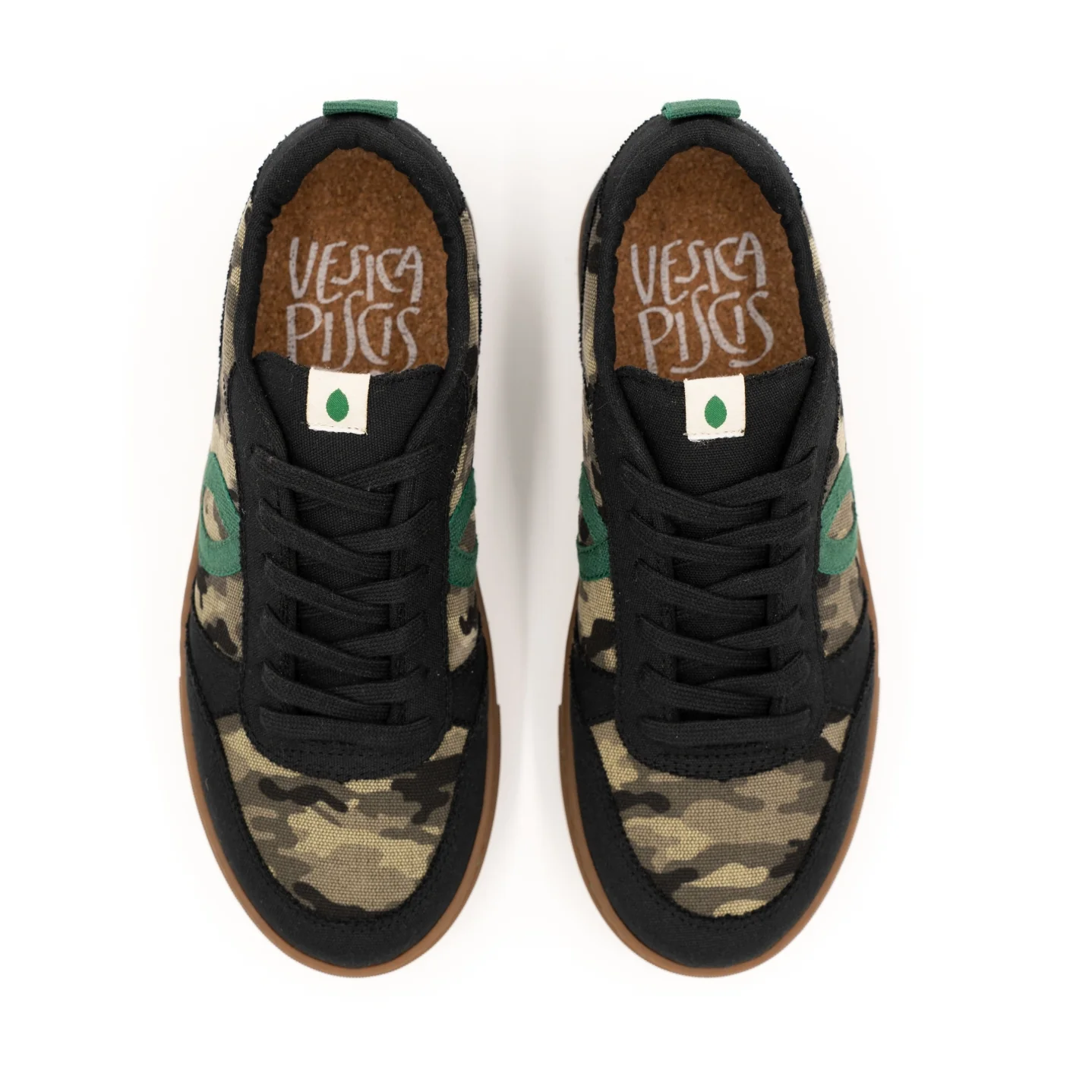 Vegan sneaker Black / Cammo SON019 - Image 3