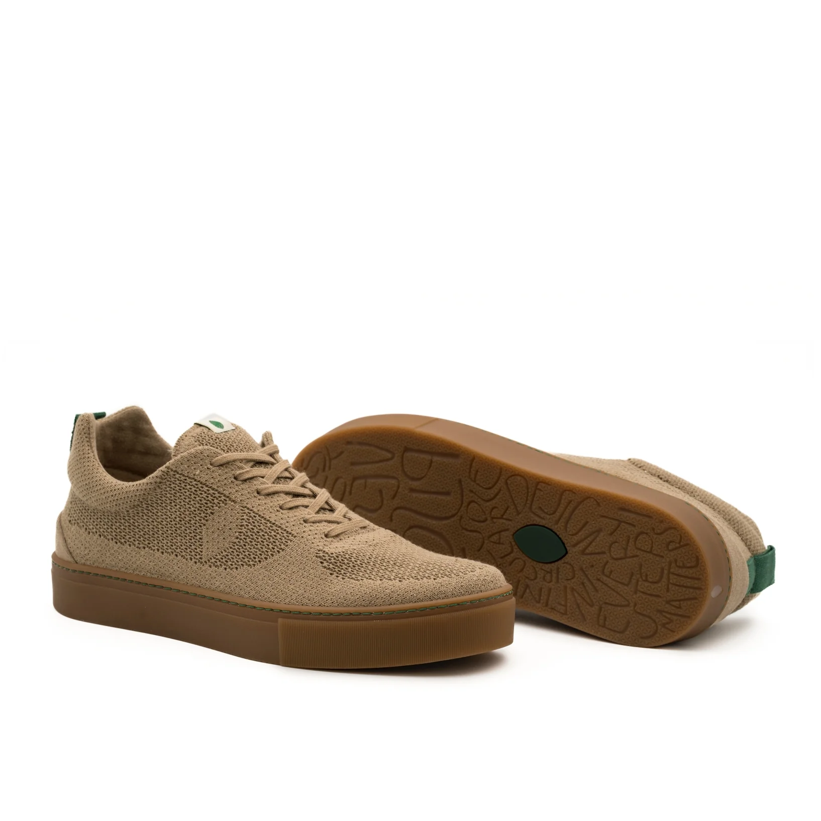 Vegan sneaker sand DAV009 - Image 2