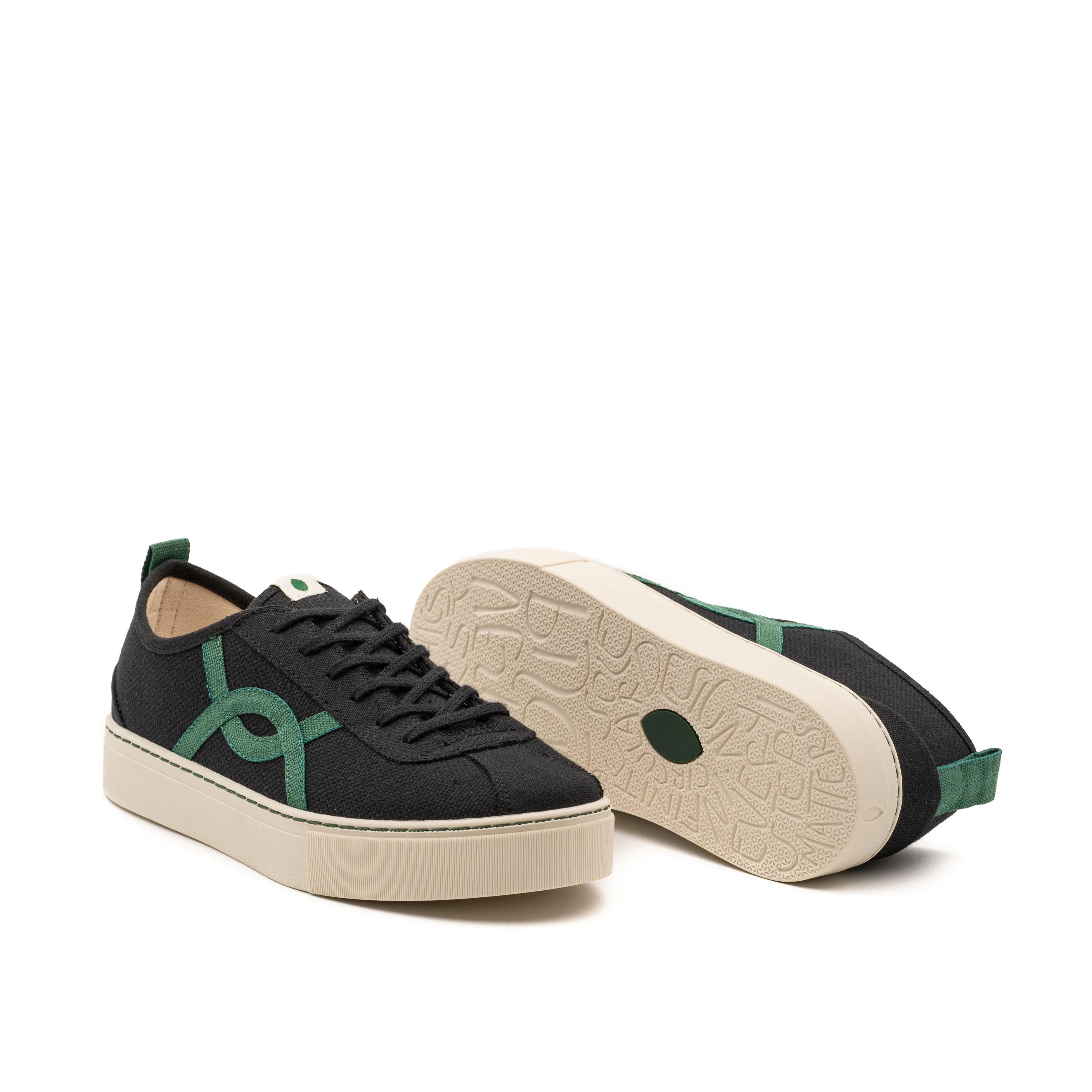 Vegan sneaker black KAF003 - Image 3
