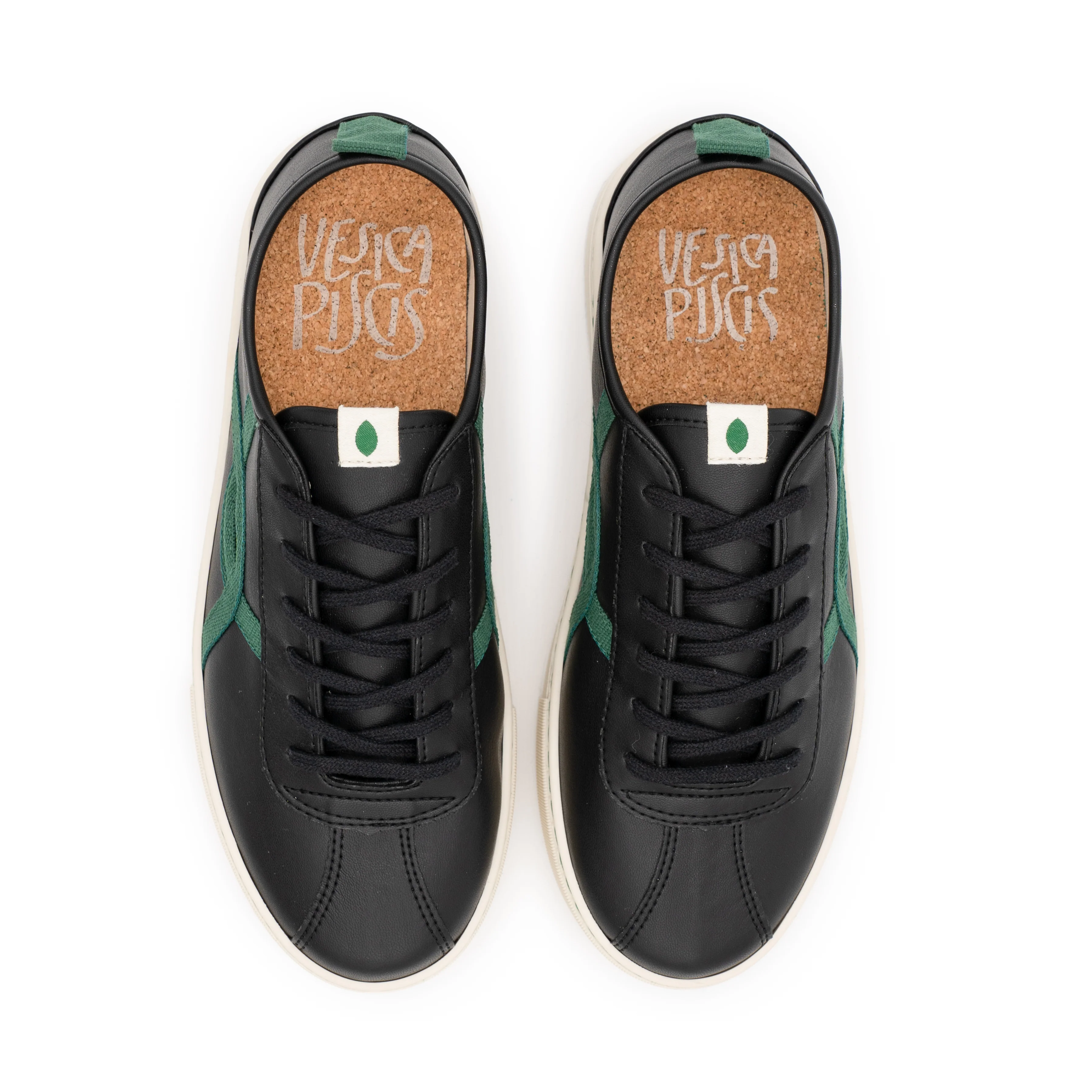 Vegan sneaker Bio-veg black KAF009 - Image 3