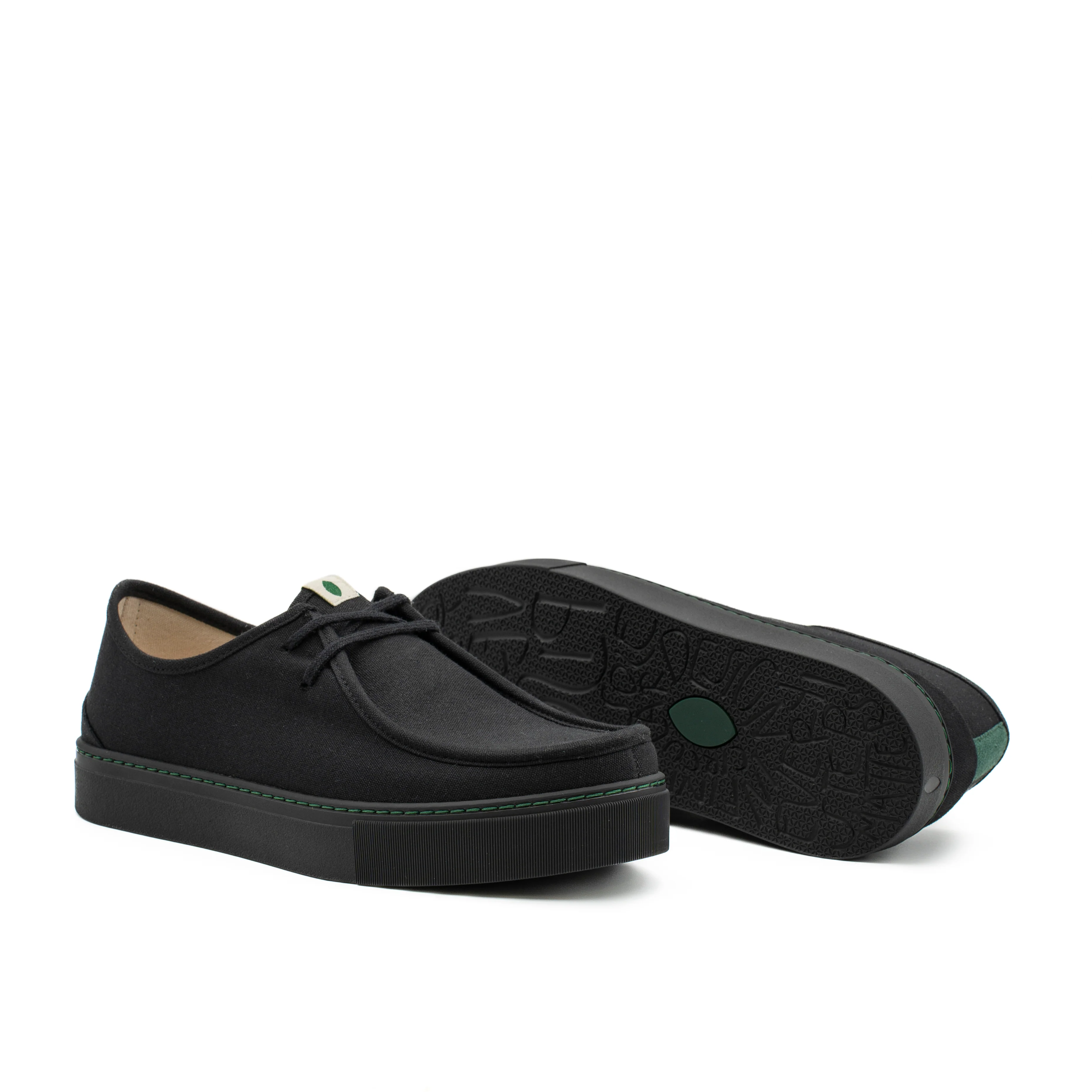Vegan sneaker black SEN001 - Image 2