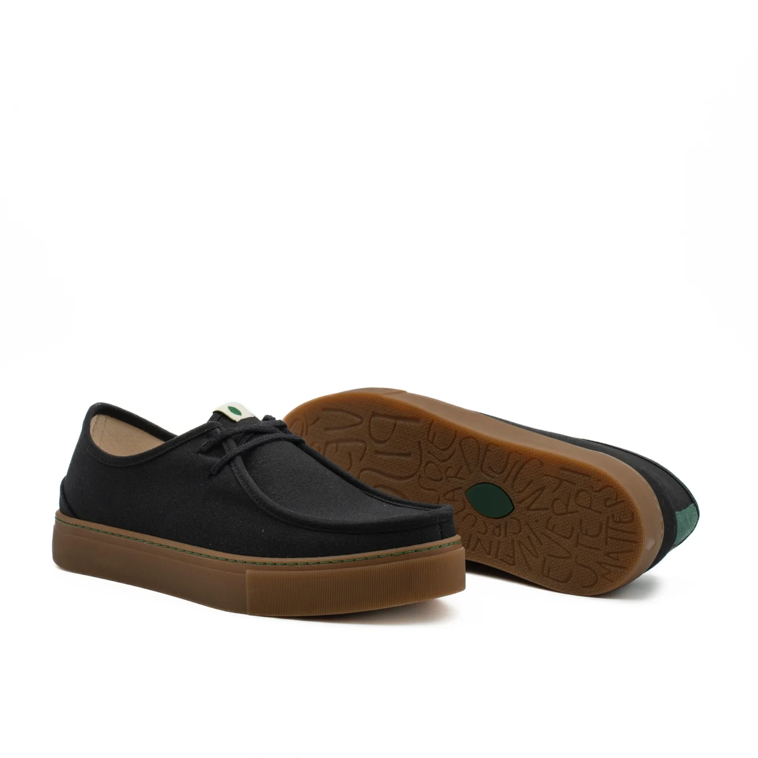 Vegan sneaker black SEN002 - Image 2
