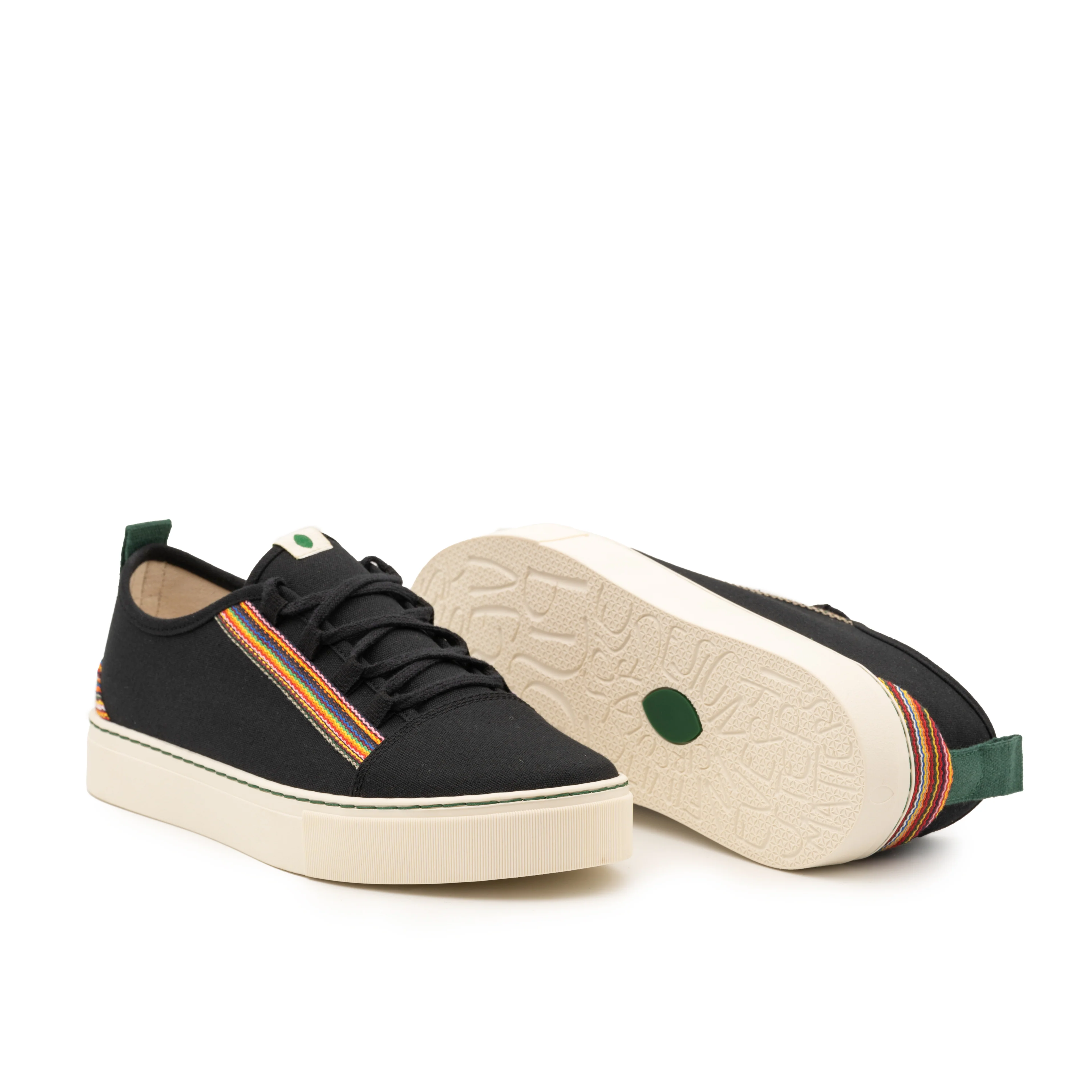 Vegan sneaker black shanti CUV019 - Image 3