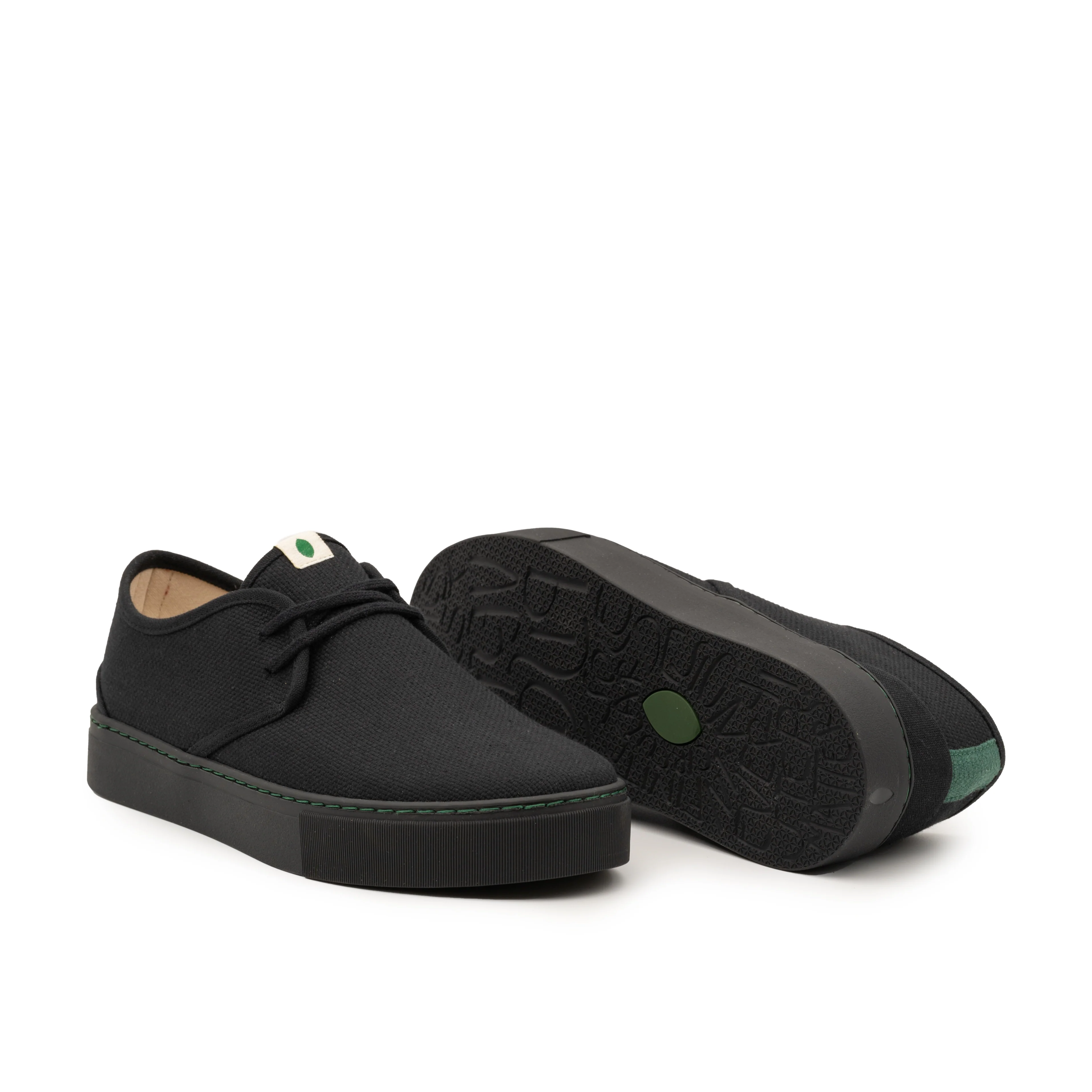 Vegan sneaker black SID026 - Image 3