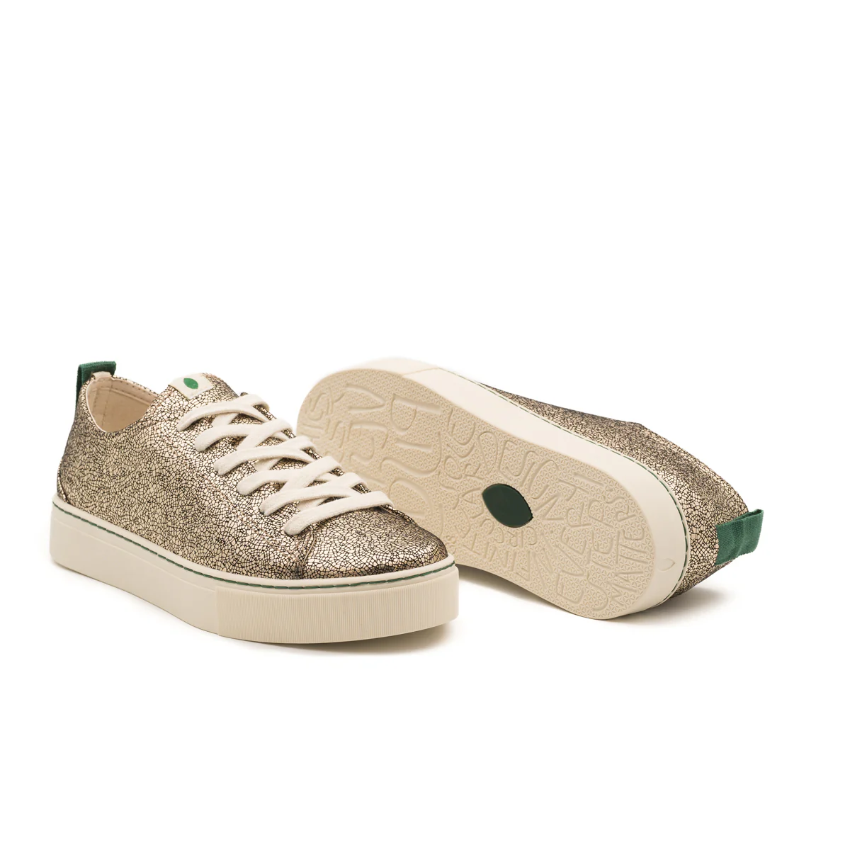Vegan sneaker gold-b COR030 - Image 2