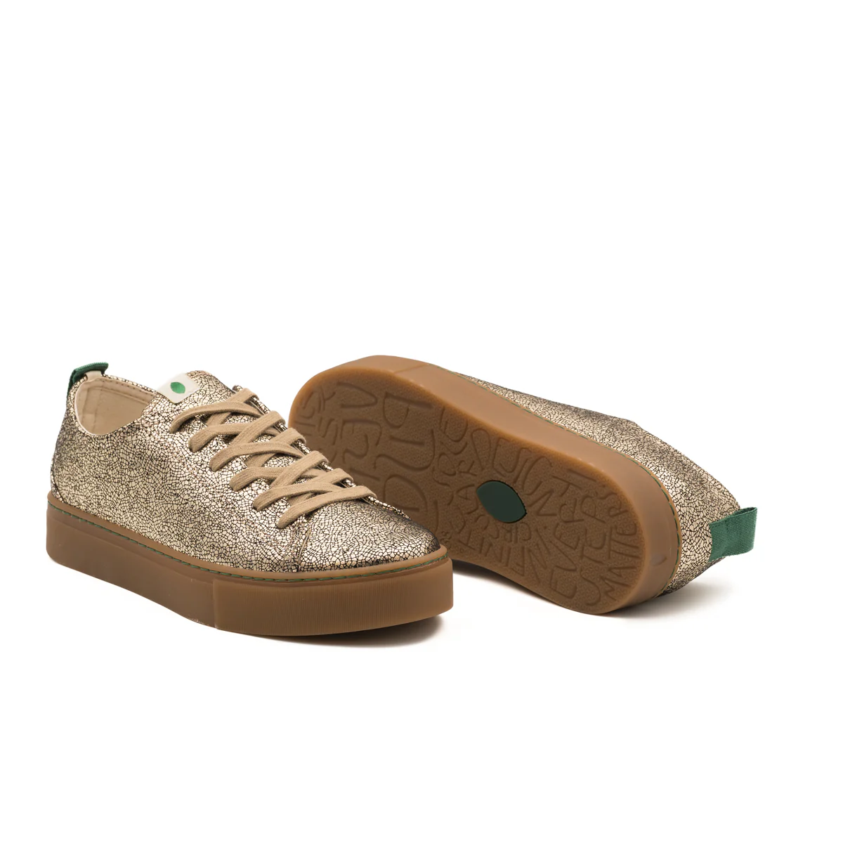 Vegan sneaker gold-c COR029 - Image 2