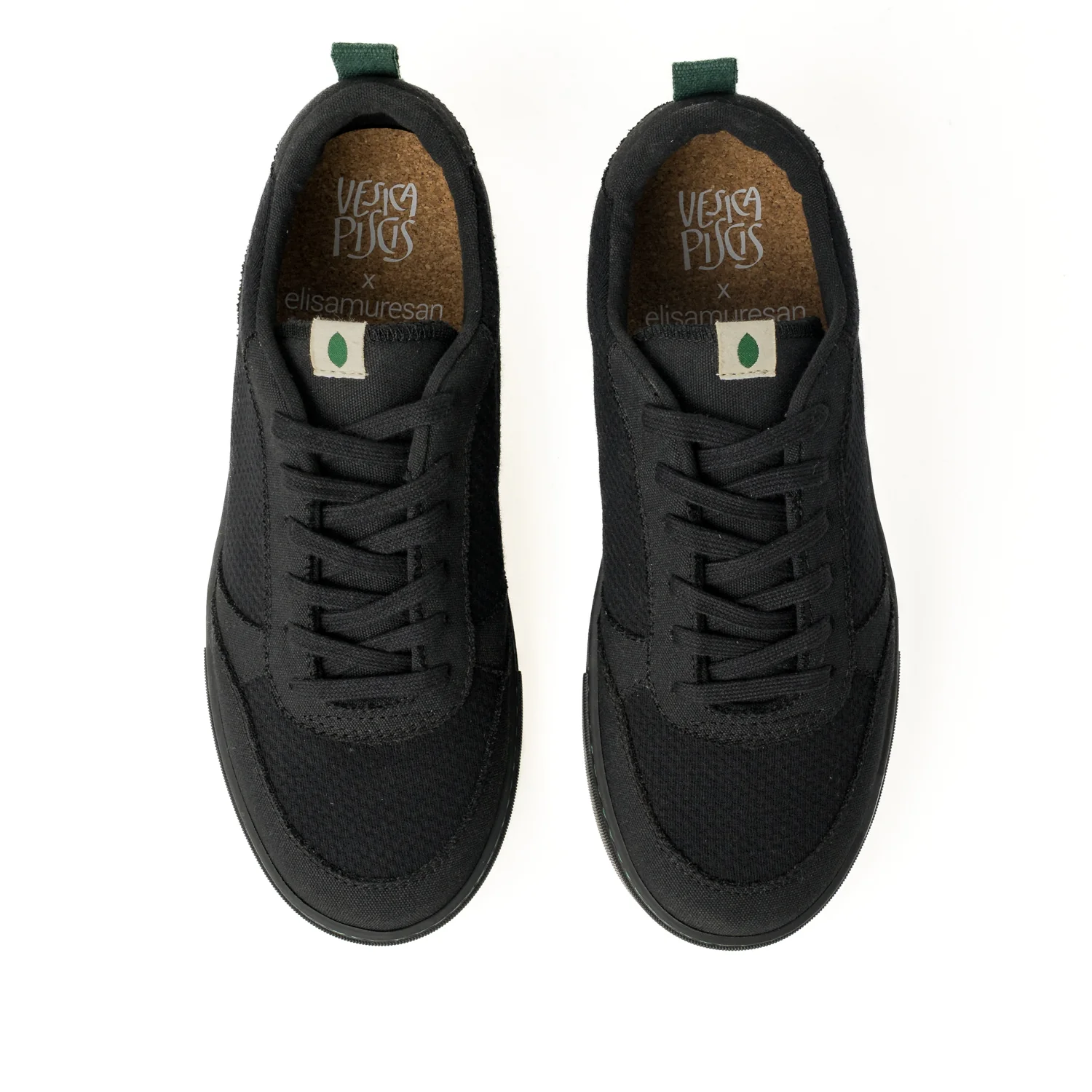 Vegan sneaker Hans black-black SON042 - Image 4