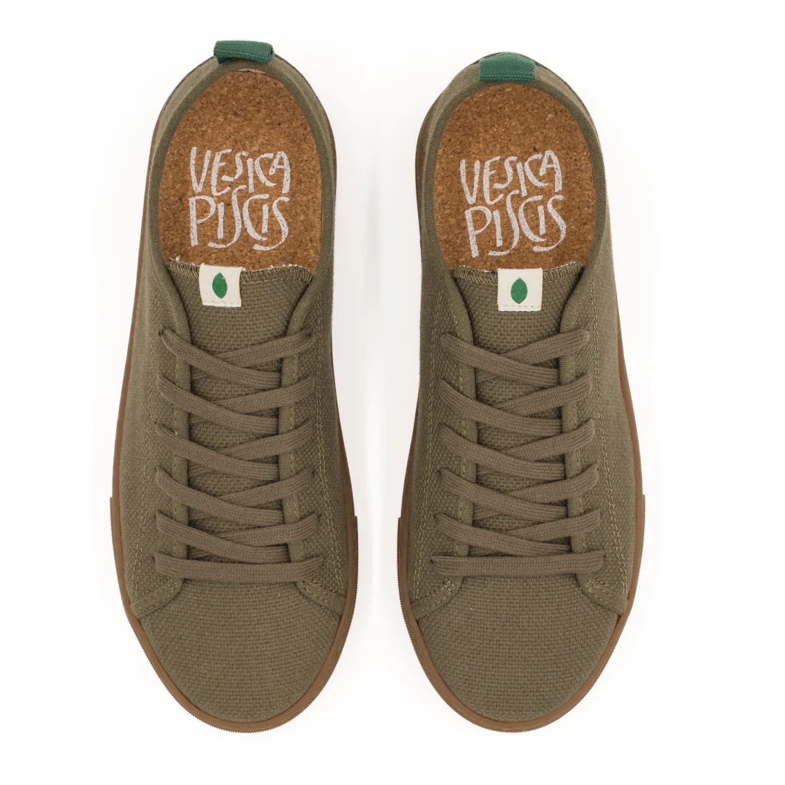 Vegan sneaker kaki NIK016 - Image 4