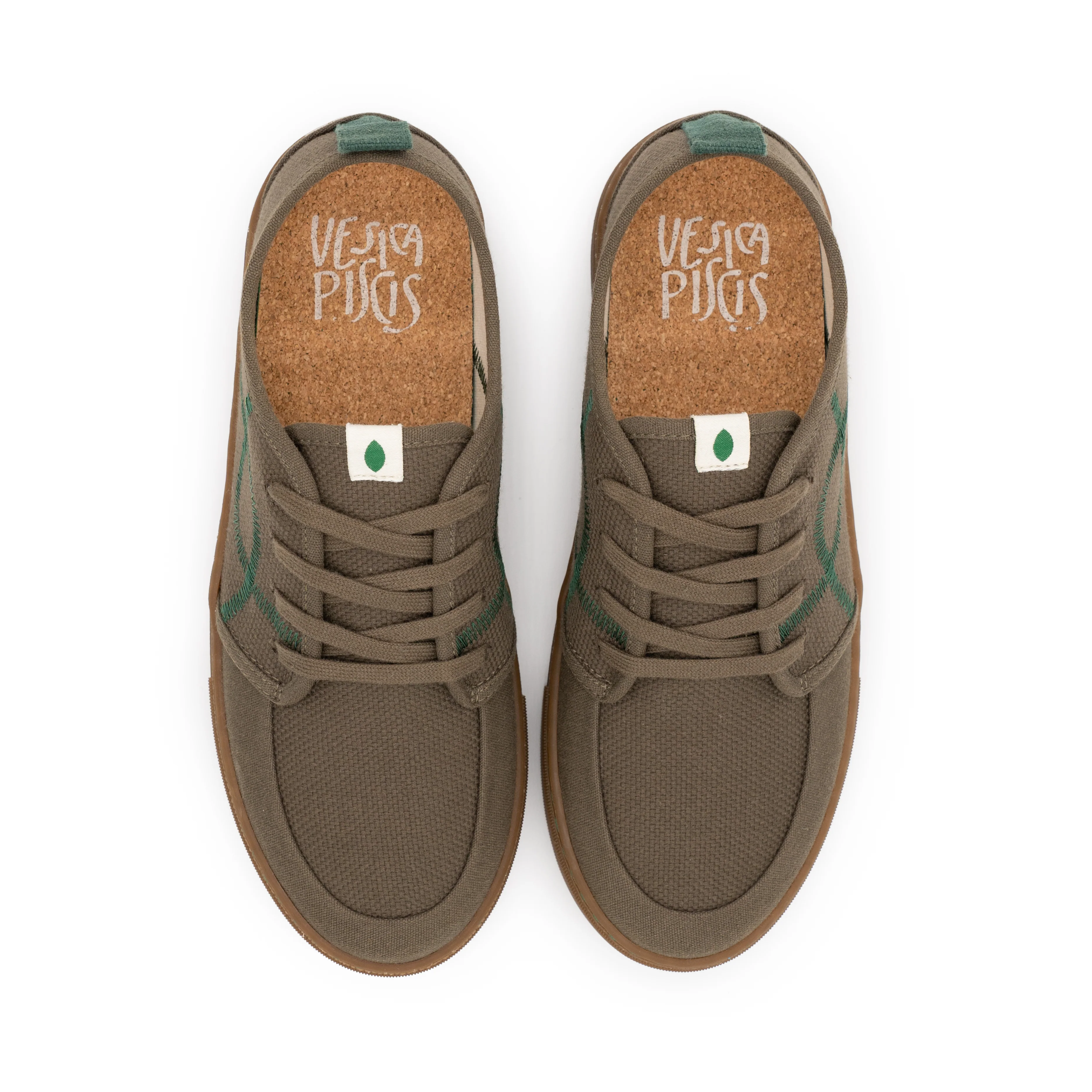 Vegan sneaker khaki TAG023 - Image 3