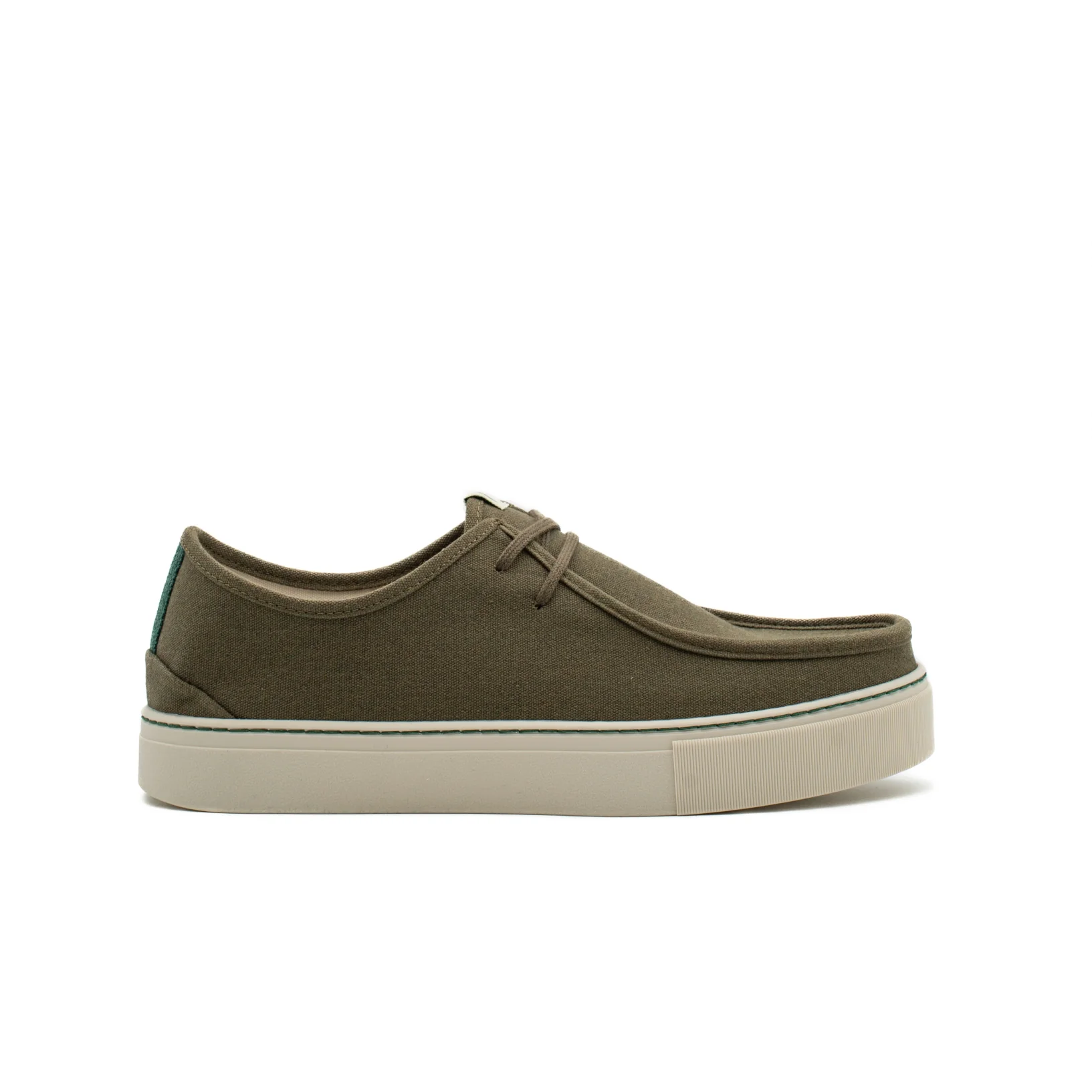 Vegan sneaker khaki SEN006