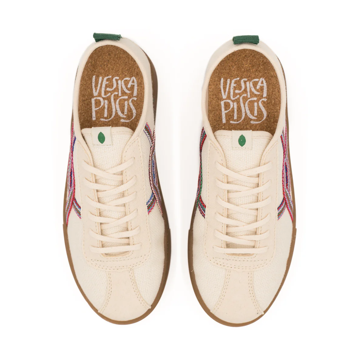 Vegan sneaker linen off white/heiwa KAF017 - Image 3