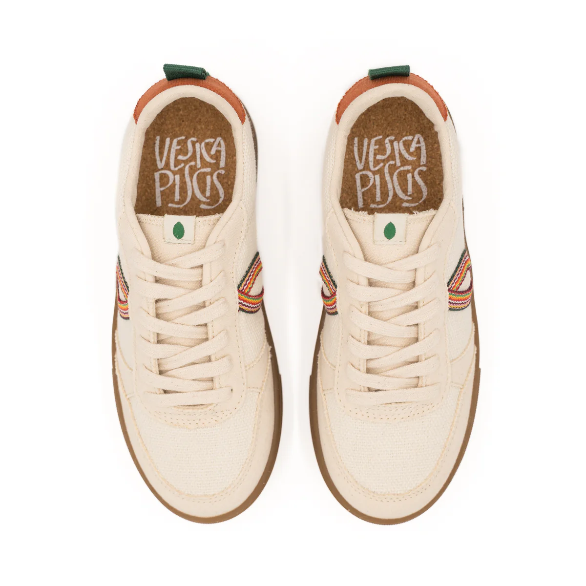 Vegan sneaker linen off white / shanti SON041 - Image 3