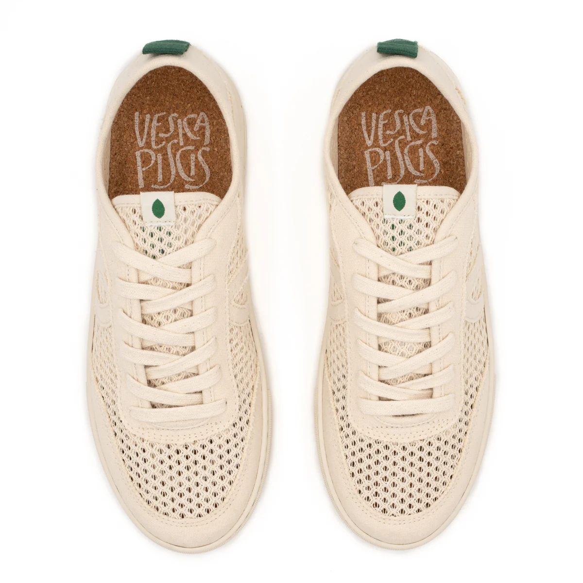 Vegan sneaker mesh off white BRI002 - Image 3