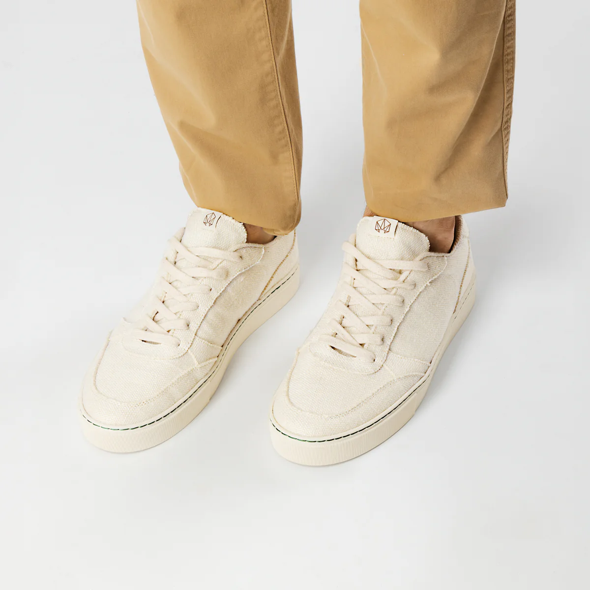 Vegan sneaker organic hemp off white SON033 - Image 3