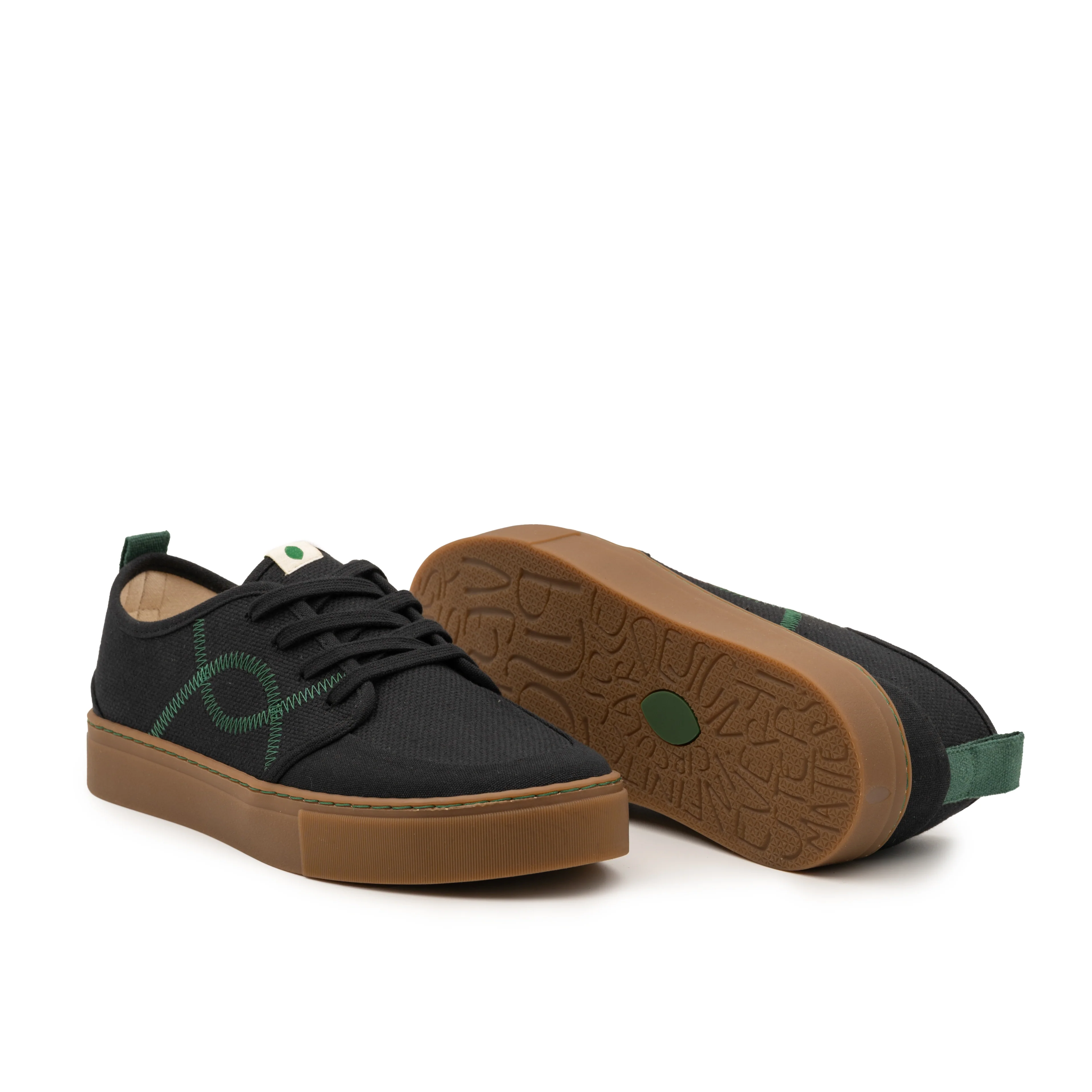 Vegan sneaker black TAG006 - Image 2