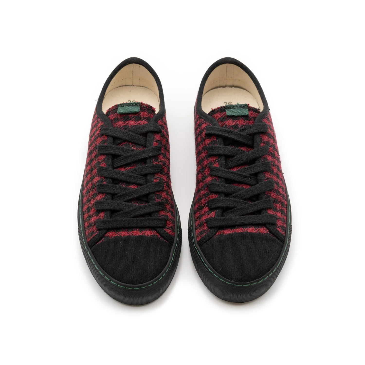 Vegan sneaker red MOB001 - Image 4