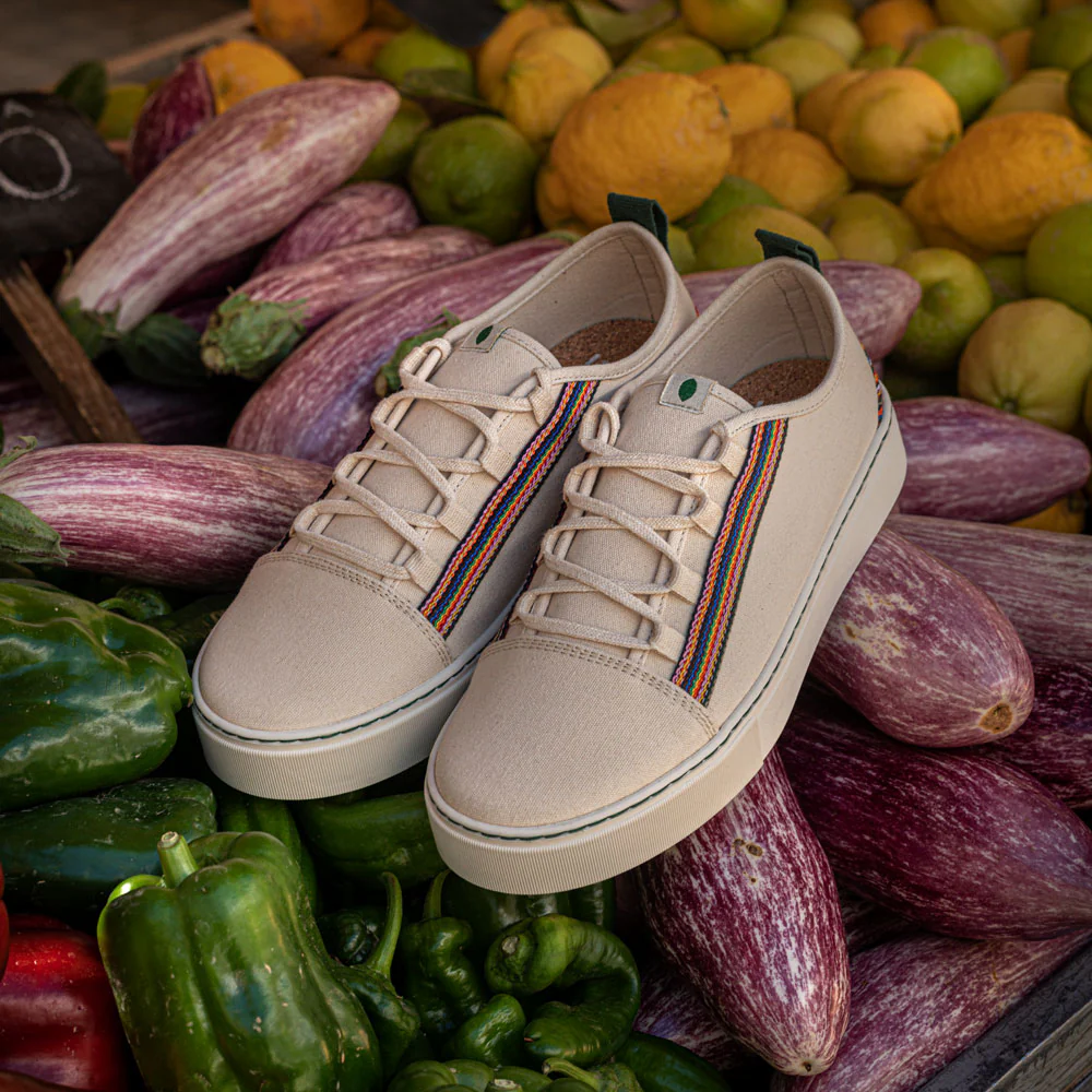 Vegan sneaker off white shanti CUV018 - Image 4