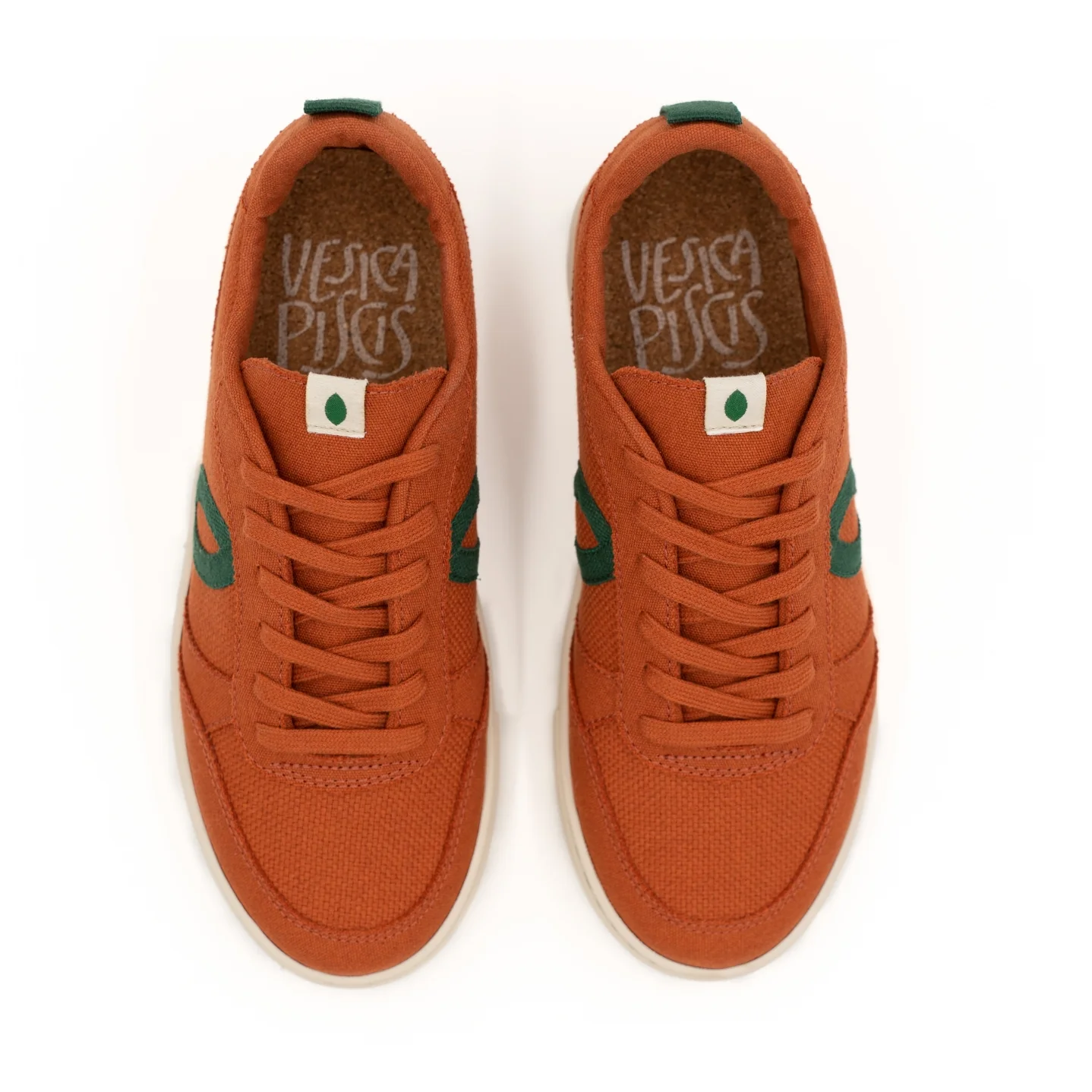 Vegan sneaker Orange SON007 - Image 3