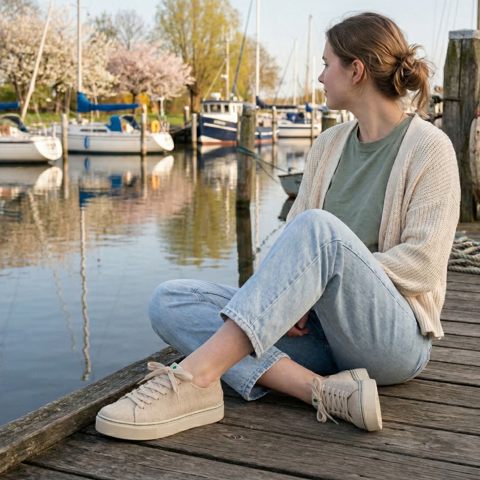 vegan sneaker organic raw hemp COR035 - Image 2