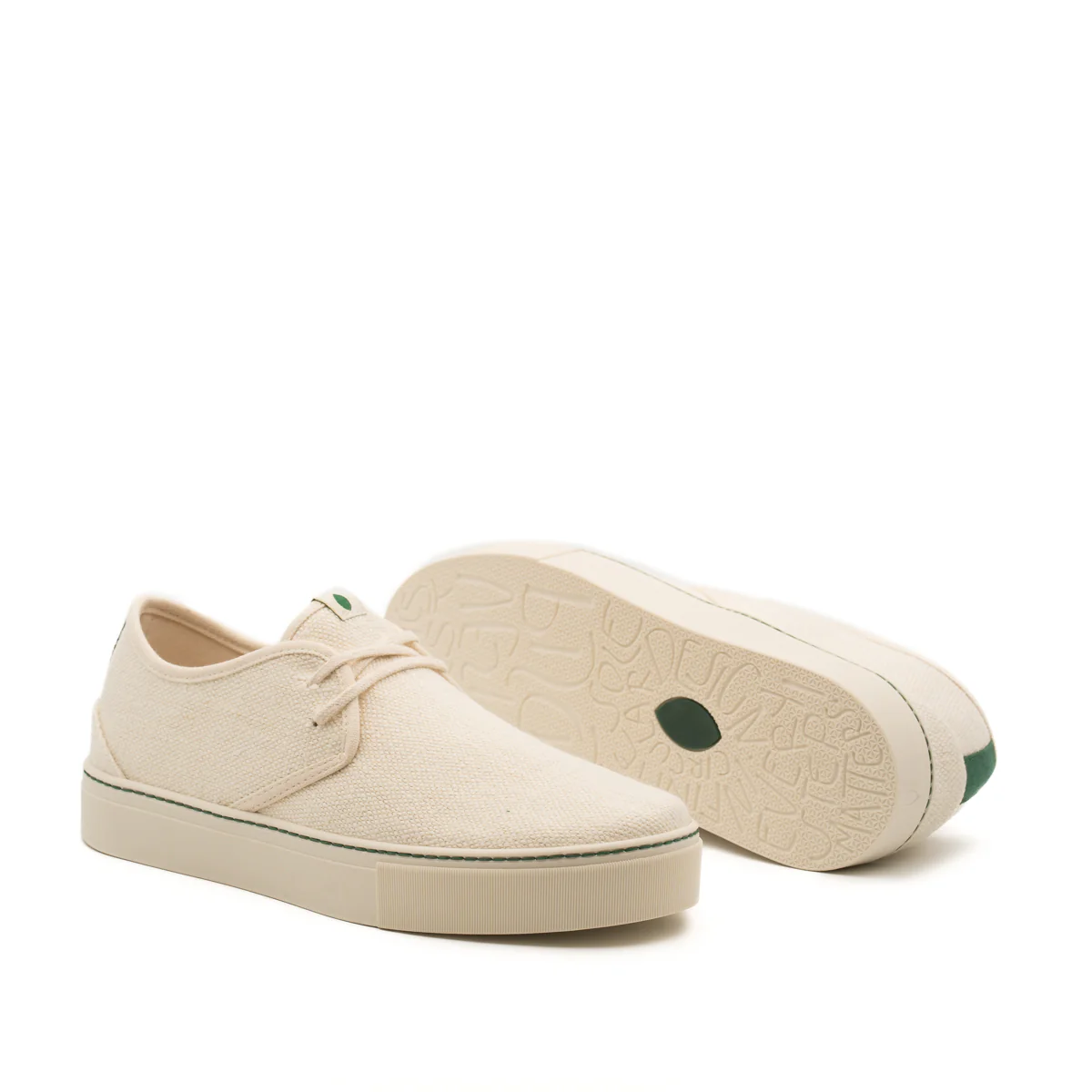 Vegan sneaker organic hemp off white SID050 - Image 2