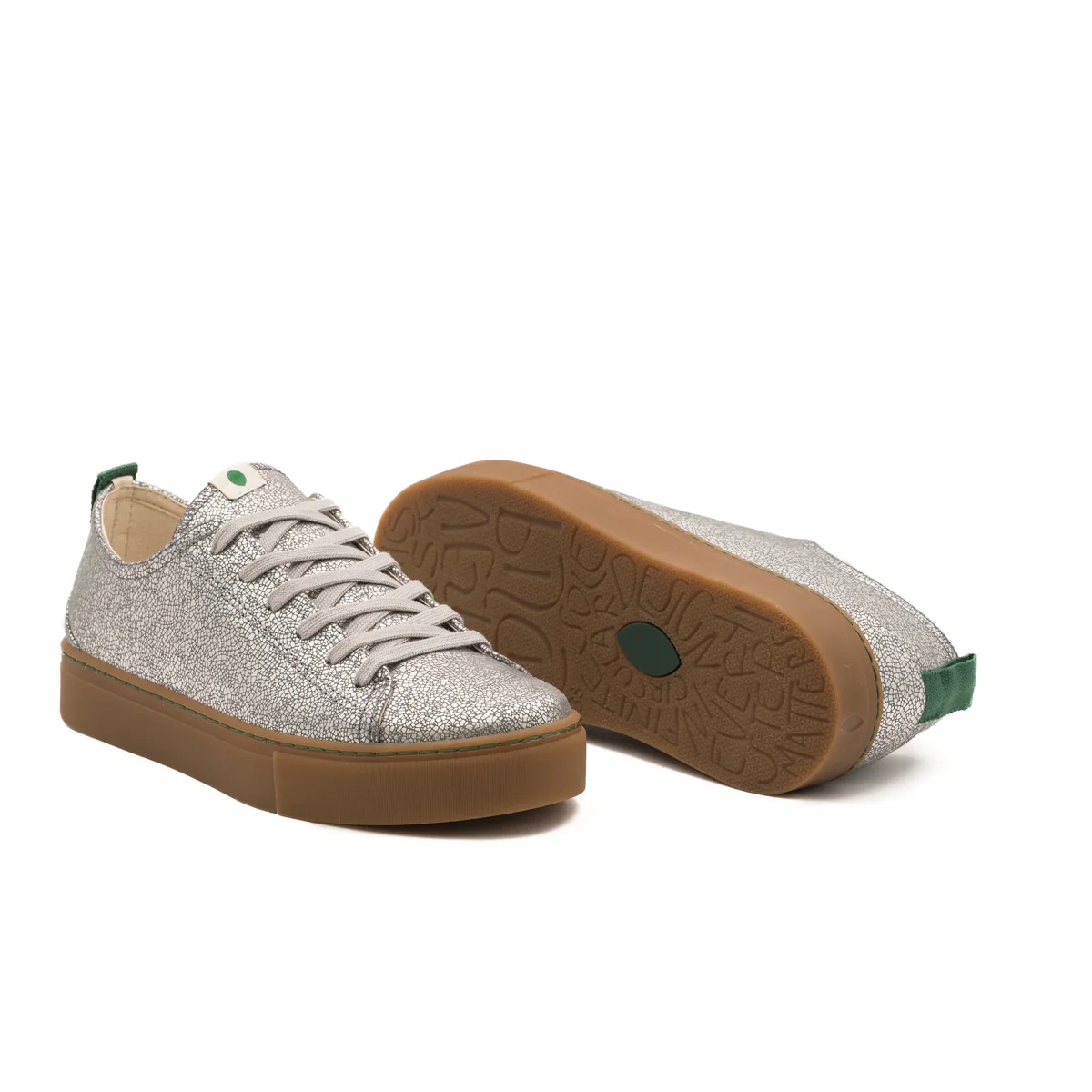 Vegan sneaker silver-c COR026 - Image 2