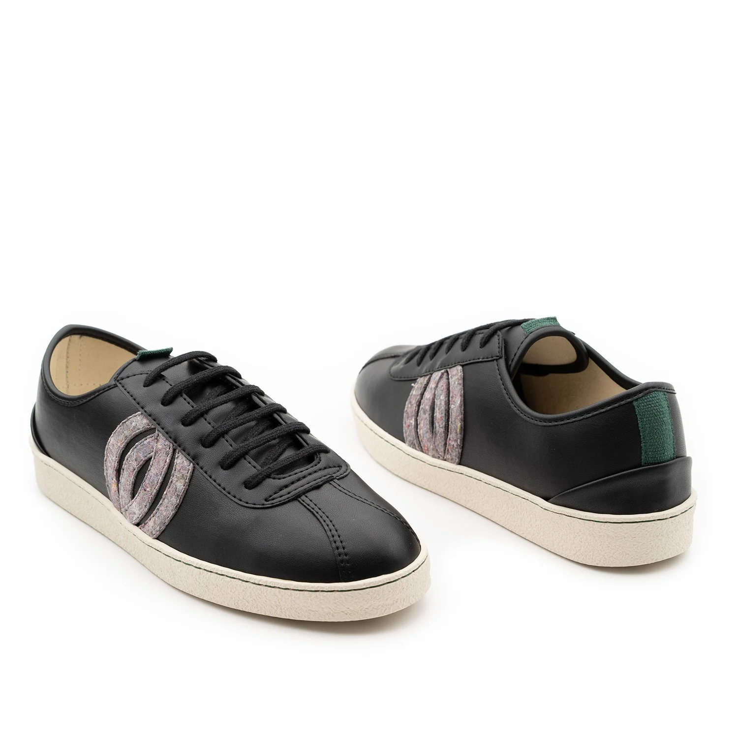 Vegan sneaker Bio-Veg black DIO019 - Image 2
