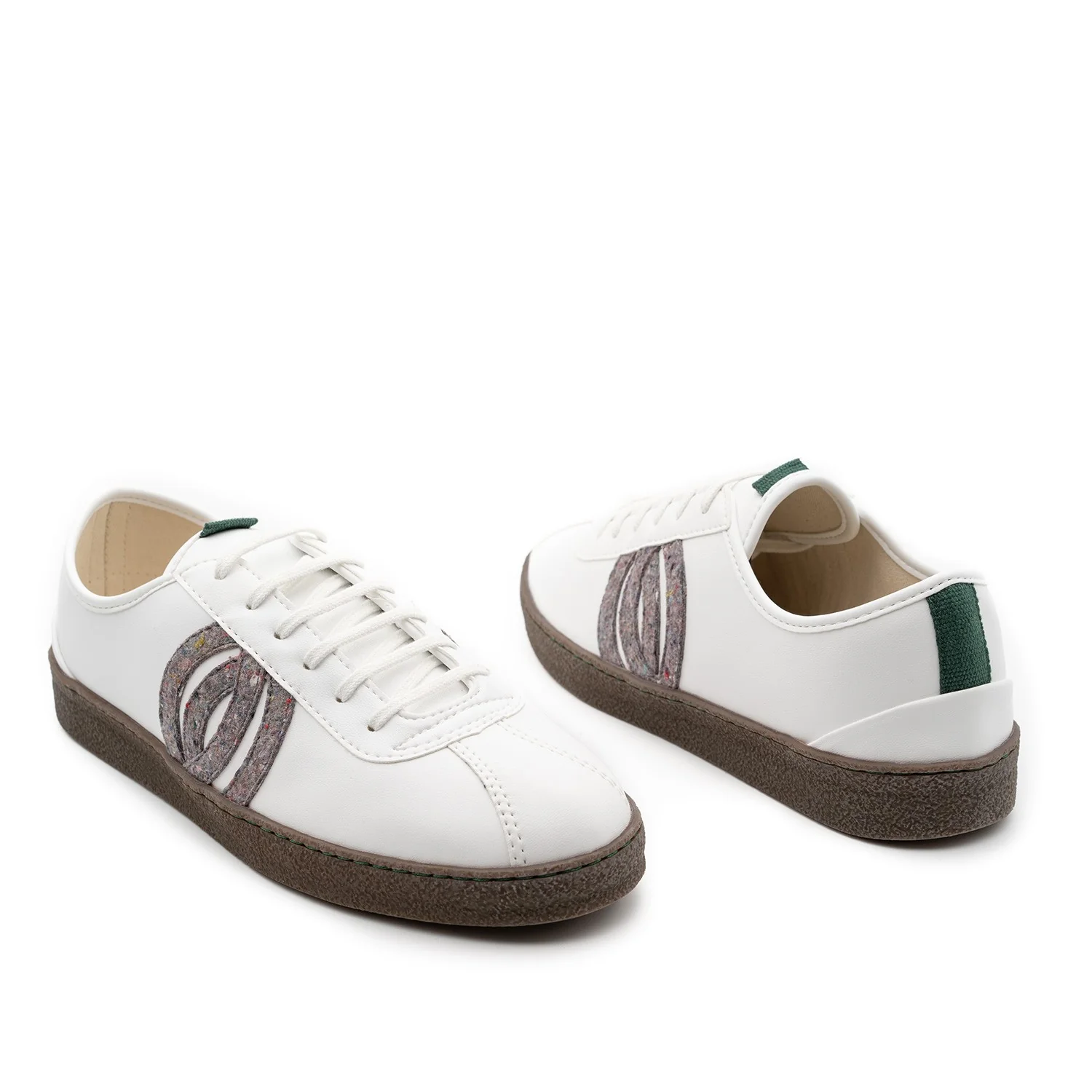 Vegan sneakers Bio-Veg white DIO020 - Image 2