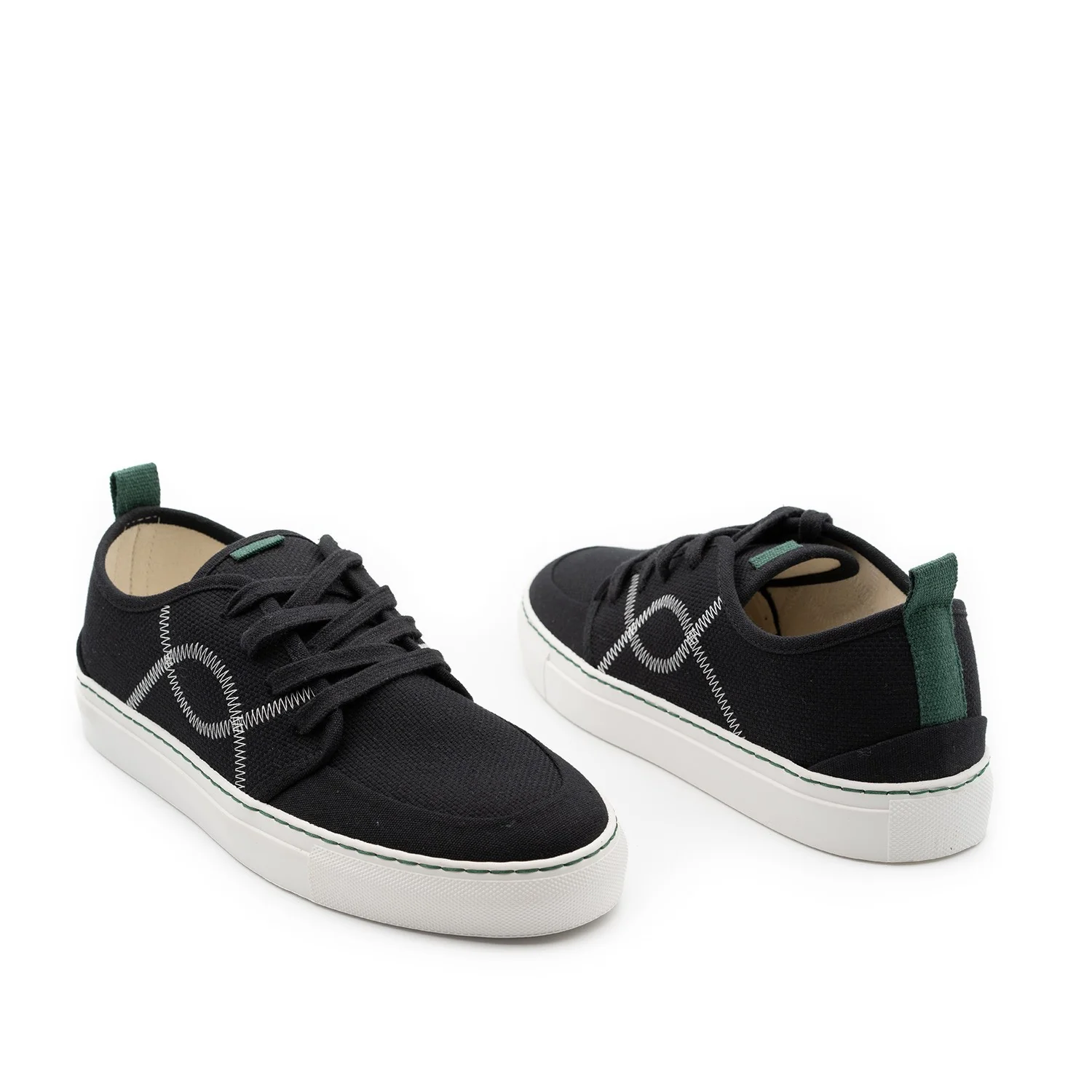 Vegan sneaker black TAG004 - Image 2