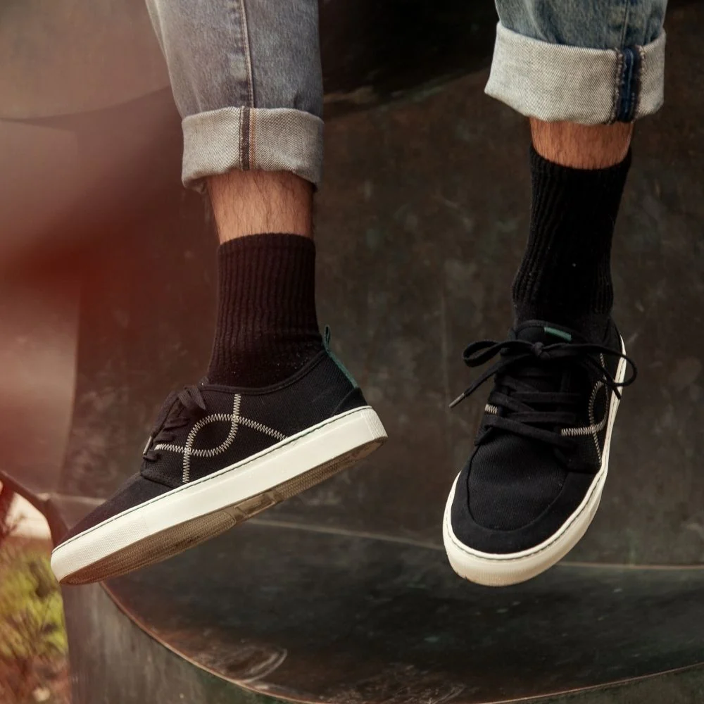 Vegan sneaker black TAG004 - Image 4