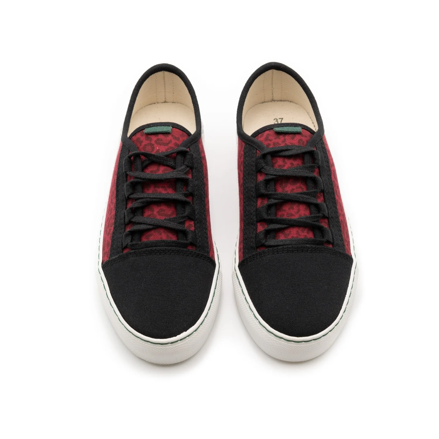 Vegan sneaker red leopard CUV013 - Image 3
