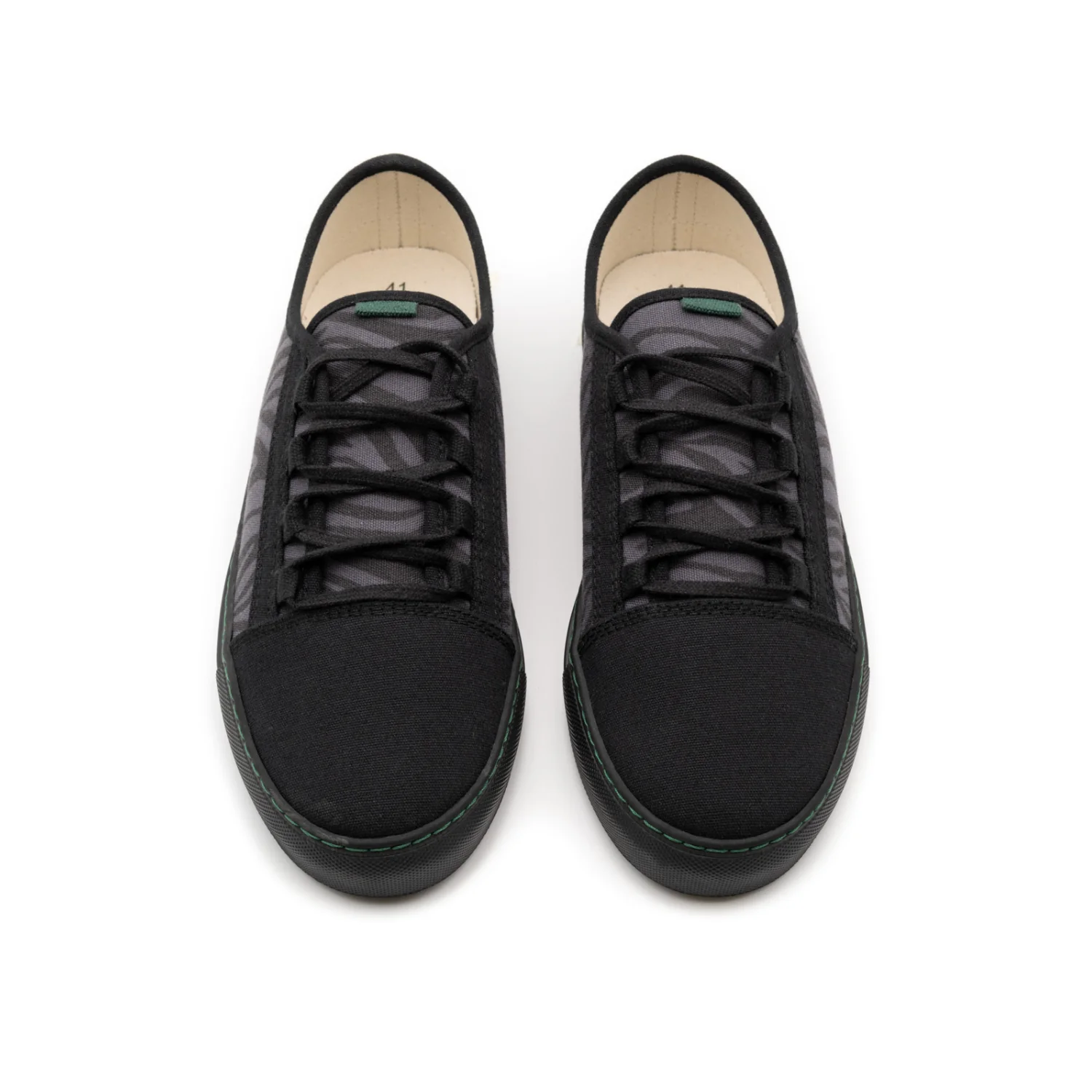 Vegan sneaker gray zebra CUV014 - Image 4
