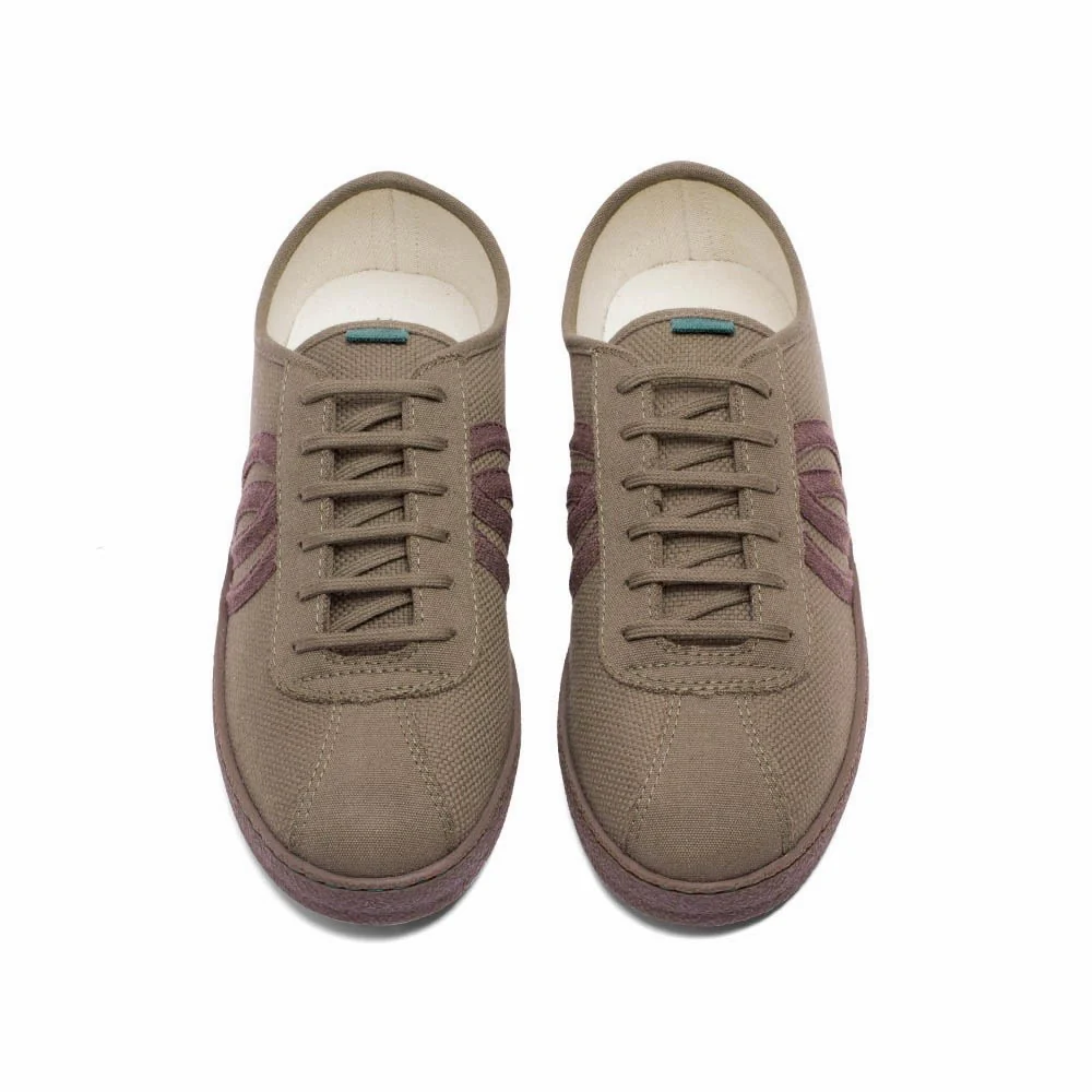 Vegan sneaker khaki DIO011 - Image 4