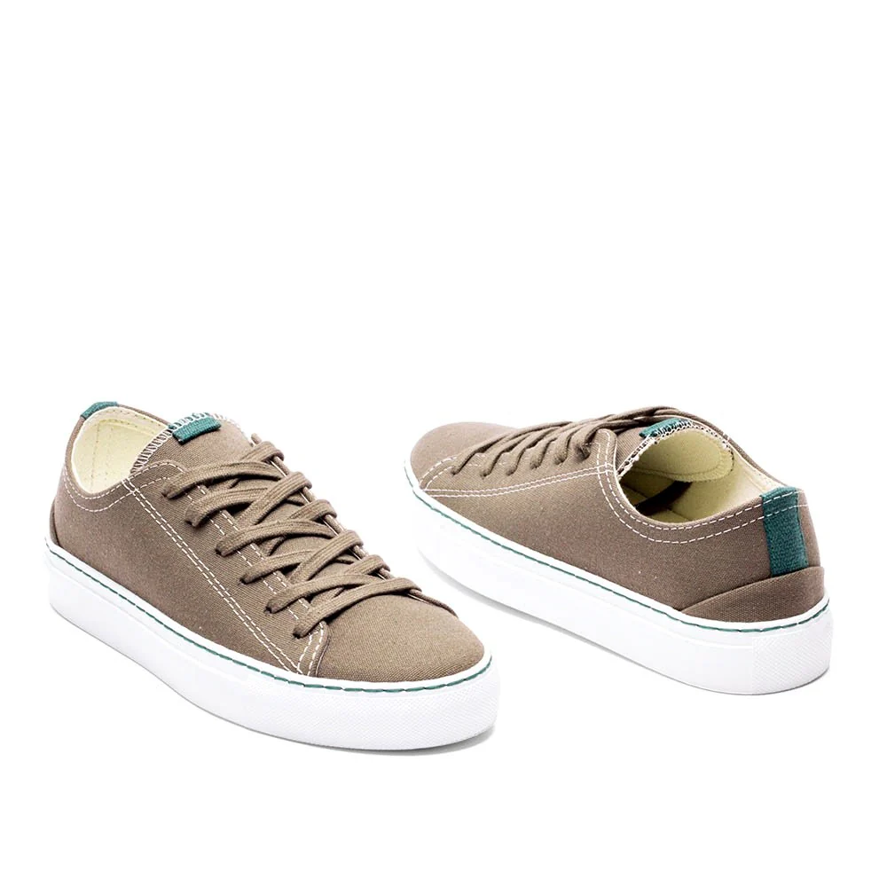 Vegan sneaker khaki COR007 - Image 2