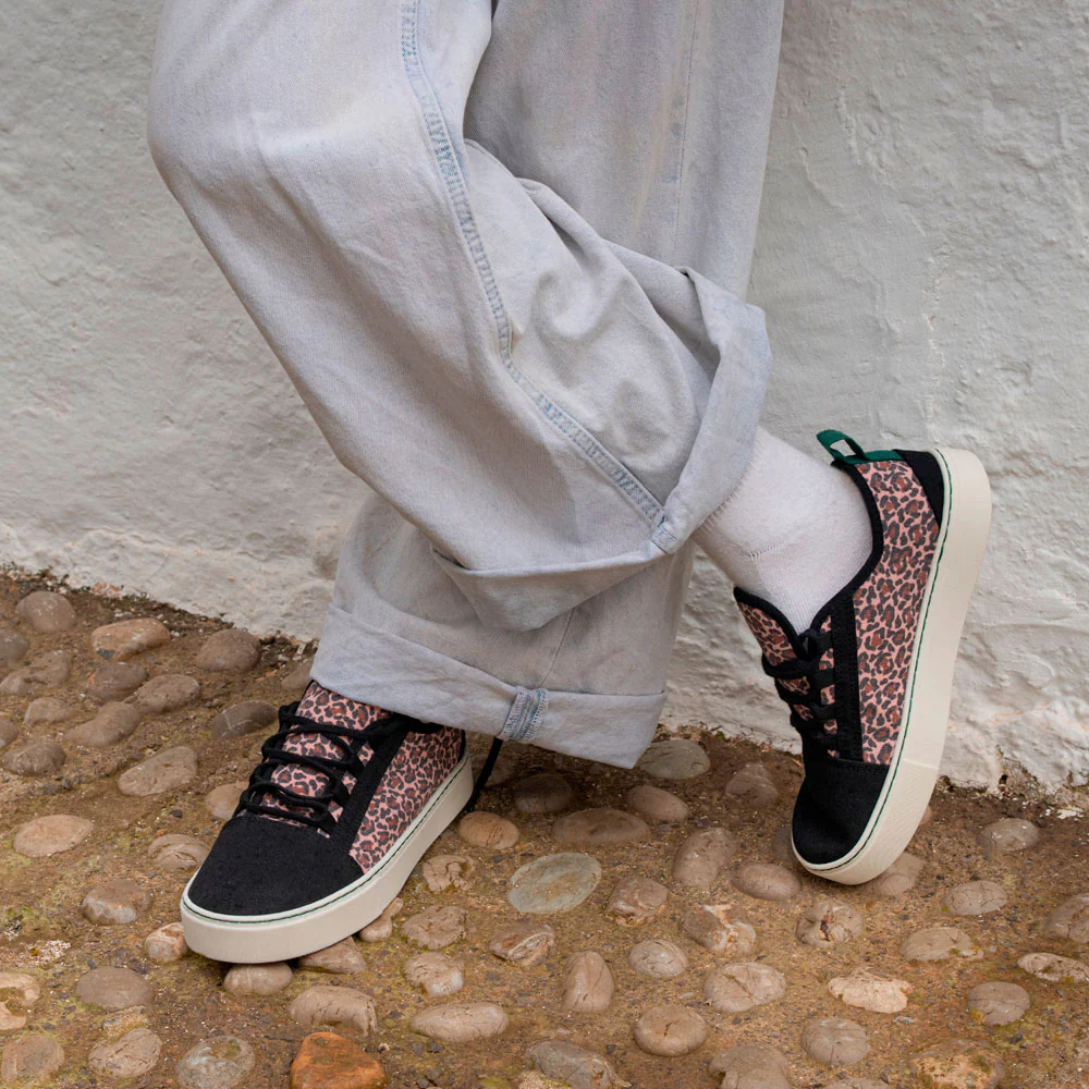 Vegan sneaker pink leopard CUV007 - Image 2