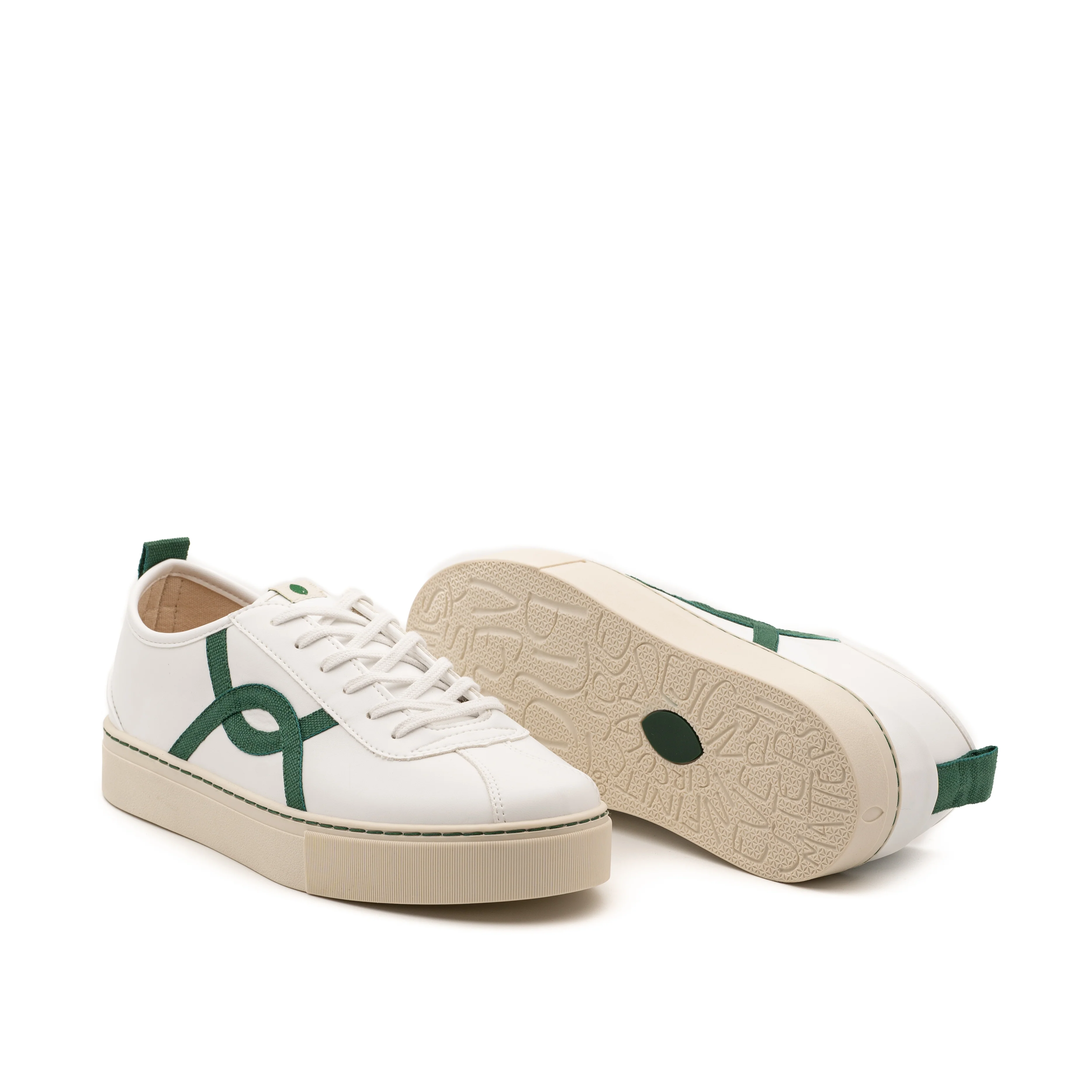 Vegan sneakers Bio-veg white KAF006 - Image 2