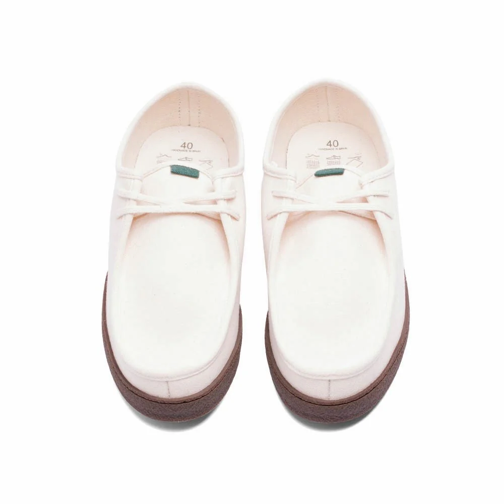 Vegan wallabee off white SOC005 - Image 3