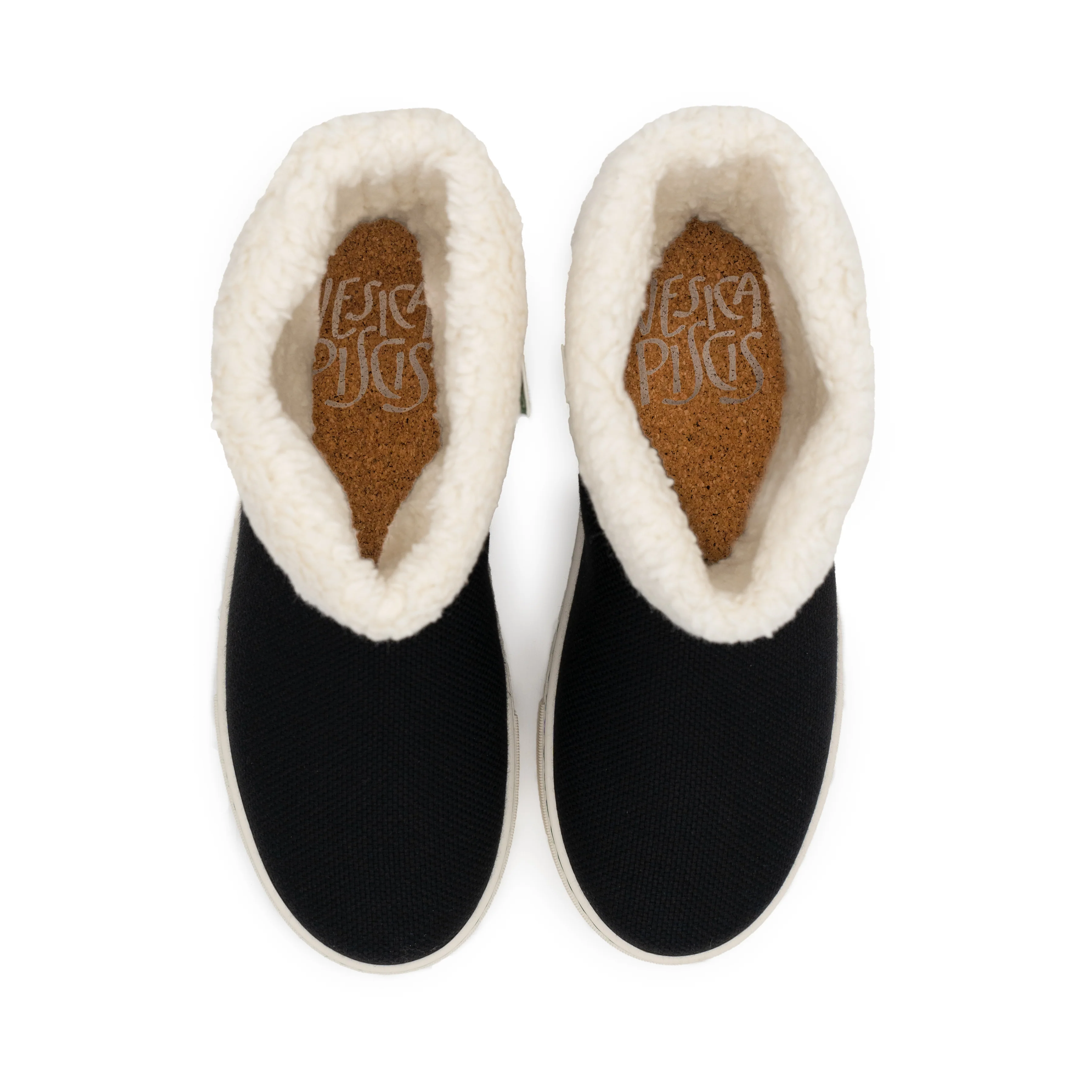 Vegan winter bootie black JID008 - Image 3