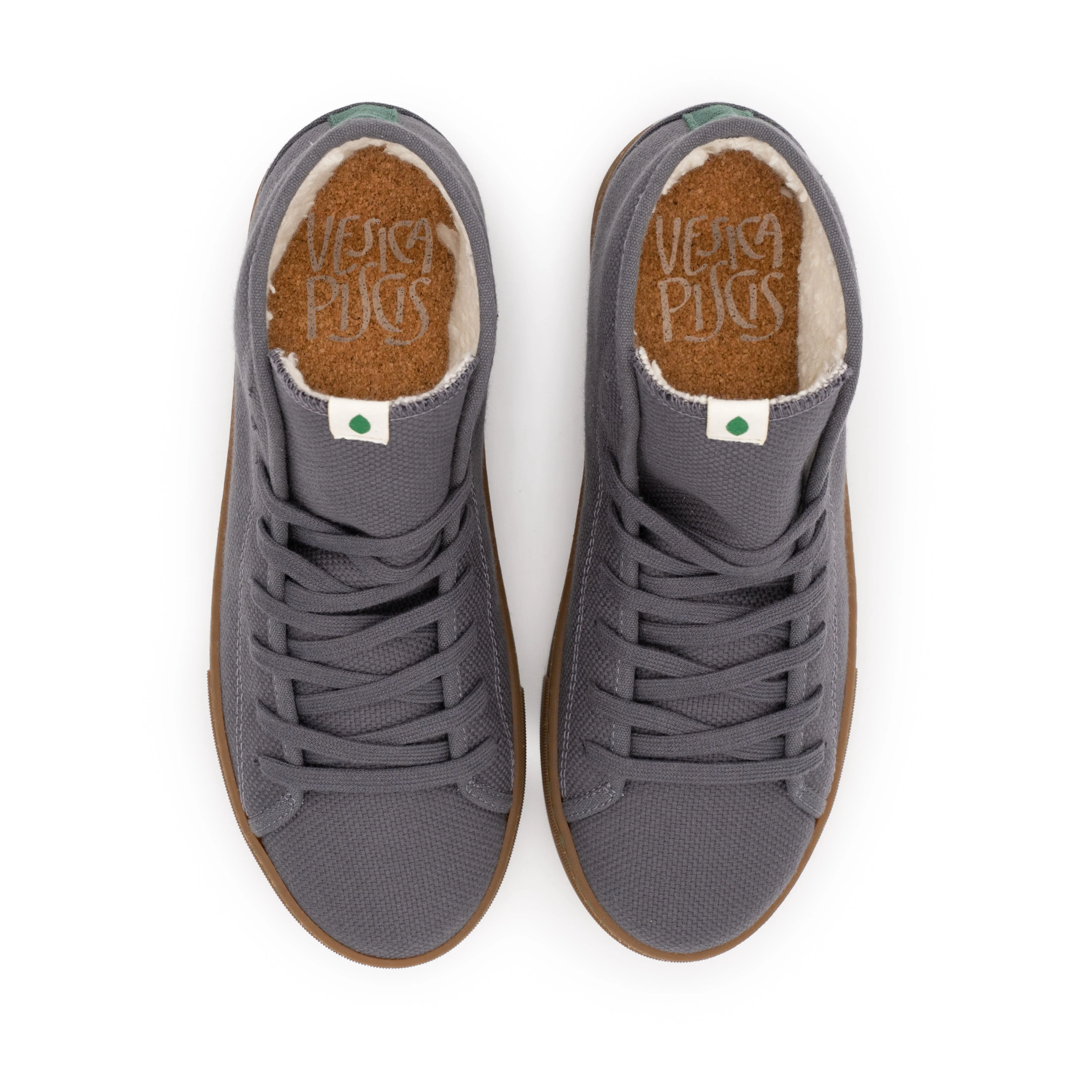 Vegan winter bootie gray PLA008 - Image 4